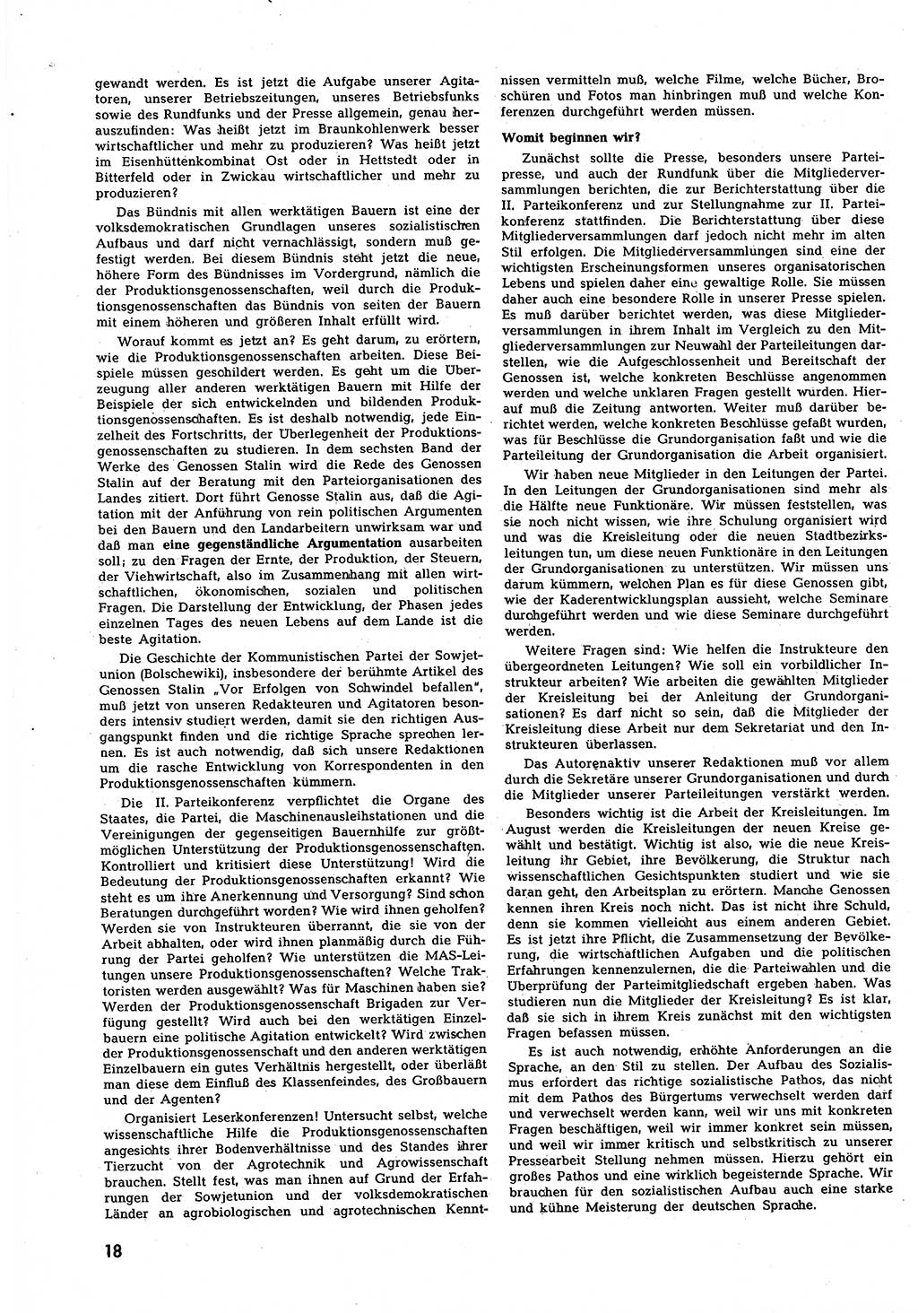 Neuer Weg (NW), Halbmonatsschrift für aktuelle Fragen der Arbeiterbewegung [Zentralkomitee (ZK) Sozialistische Einheitspartei Deutschlands (SED)], 7. Jahrgang [Deutsche Demokratische Republik (DDR)] 1952, Heft 16/18 (NW ZK SED DDR 1952, H. 16/18)