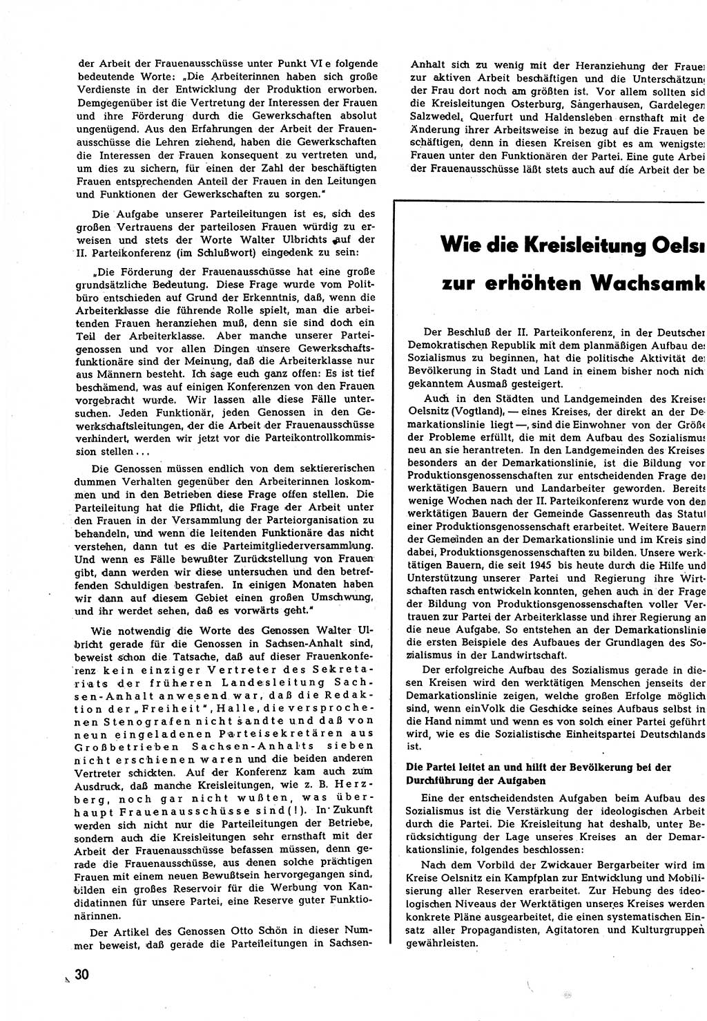 Neuer Weg (NW), Halbmonatsschrift für aktuelle Fragen der Arbeiterbewegung [Zentralkomitee (ZK) Sozialistische Einheitspartei Deutschlands (SED)], 7. Jahrgang [Deutsche Demokratische Republik (DDR)] 1952, Heft 16/30 (NW ZK SED DDR 1952, H. 16/30)