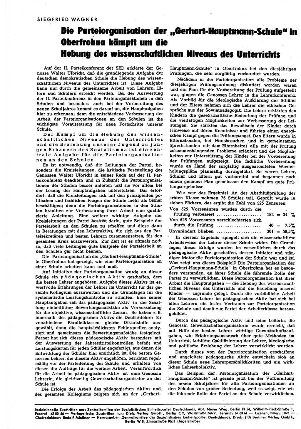 Neuer Weg (NW), Halbmonatsschrift für aktuelle Fragen der Arbeiterbewegung [Zentralkomitee (ZK) Sozialistische Einheitspartei Deutschlands (SED)], 7. Jahrgang [Deutsche Demokratische Republik (DDR)] 1952, Heft 16/44 (NW ZK SED DDR 1952, H. 16/44)