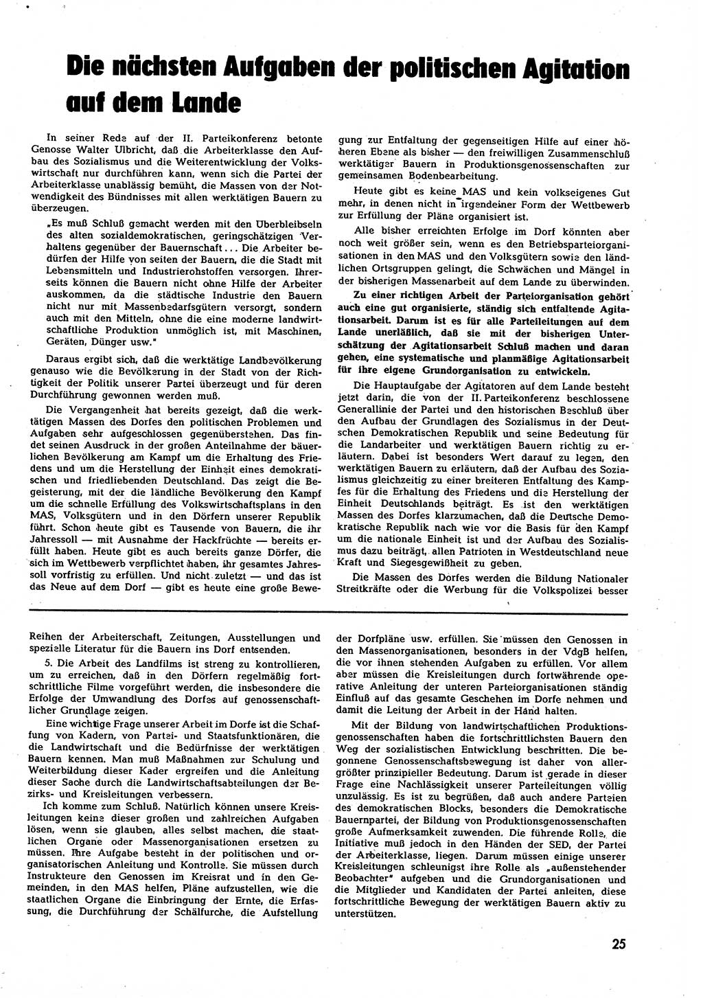 Neuer Weg (NW), Halbmonatsschrift für aktuelle Fragen der Arbeiterbewegung [Zentralkomitee (ZK) Sozialistische Einheitspartei Deutschlands (SED)], 7. Jahrgang [Deutsche Demokratische Republik (DDR)] 1952, Heft 17/25 (NW ZK SED DDR 1952, H. 17/25)