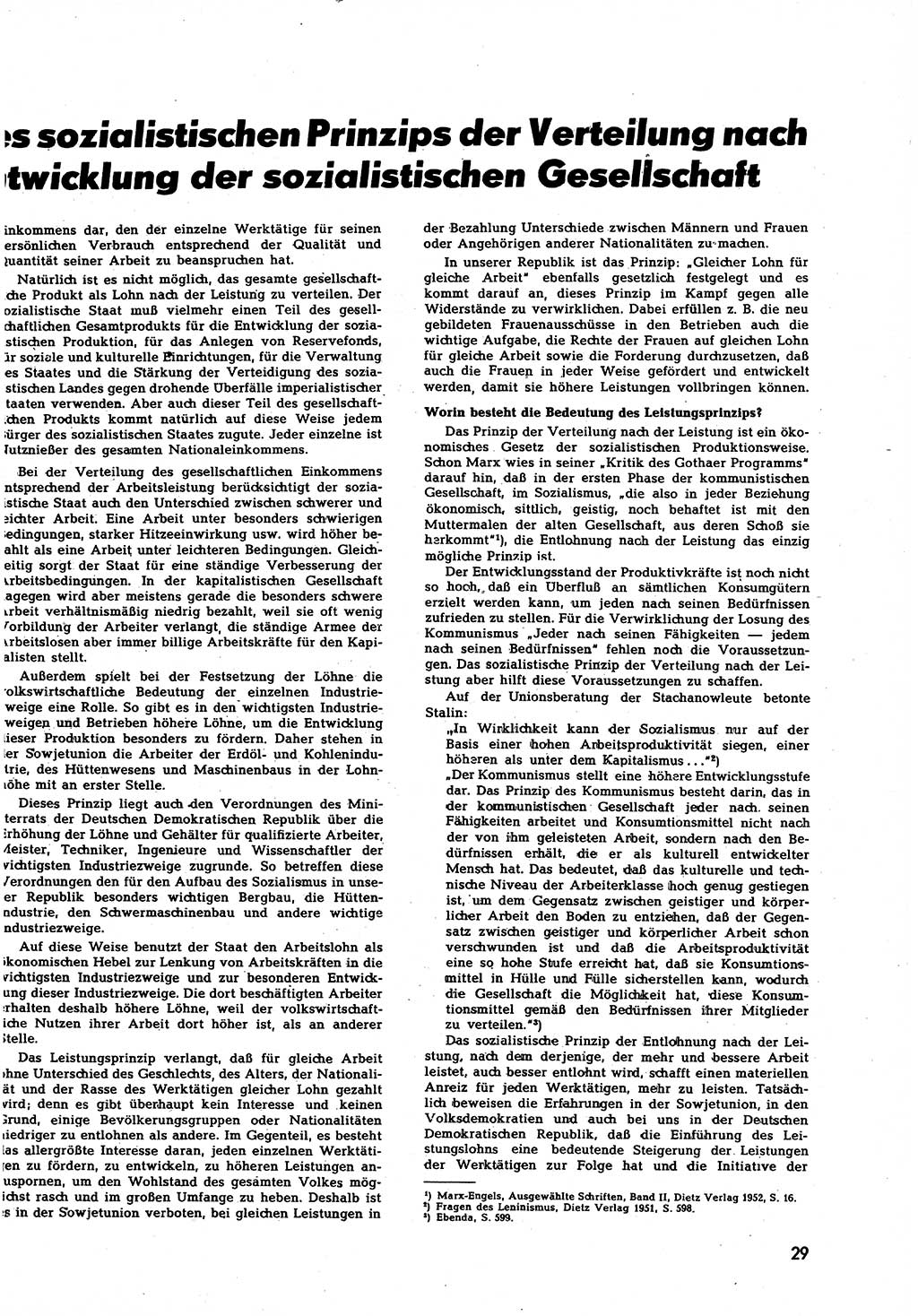 Neuer Weg (NW), Halbmonatsschrift für aktuelle Fragen der Arbeiterbewegung [Zentralkomitee (ZK) Sozialistische Einheitspartei Deutschlands (SED)], 7. Jahrgang [Deutsche Demokratische Republik (DDR)] 1952, Heft 17/29 (NW ZK SED DDR 1952, H. 17/29)