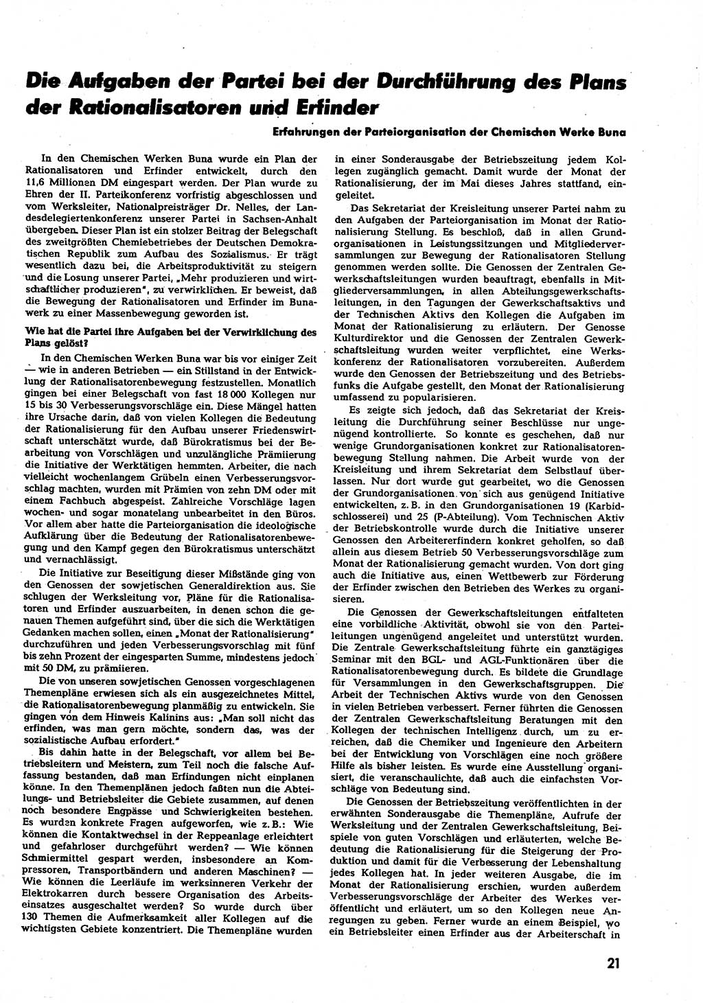 Neuer Weg (NW), Halbmonatsschrift für aktuelle Fragen der Arbeiterbewegung [Zentralkomitee (ZK) Sozialistische Einheitspartei Deutschlands (SED)], 7. Jahrgang [Deutsche Demokratische Republik (DDR)] 1952, Heft 18/21 (NW ZK SED DDR 1952, H. 18/21)