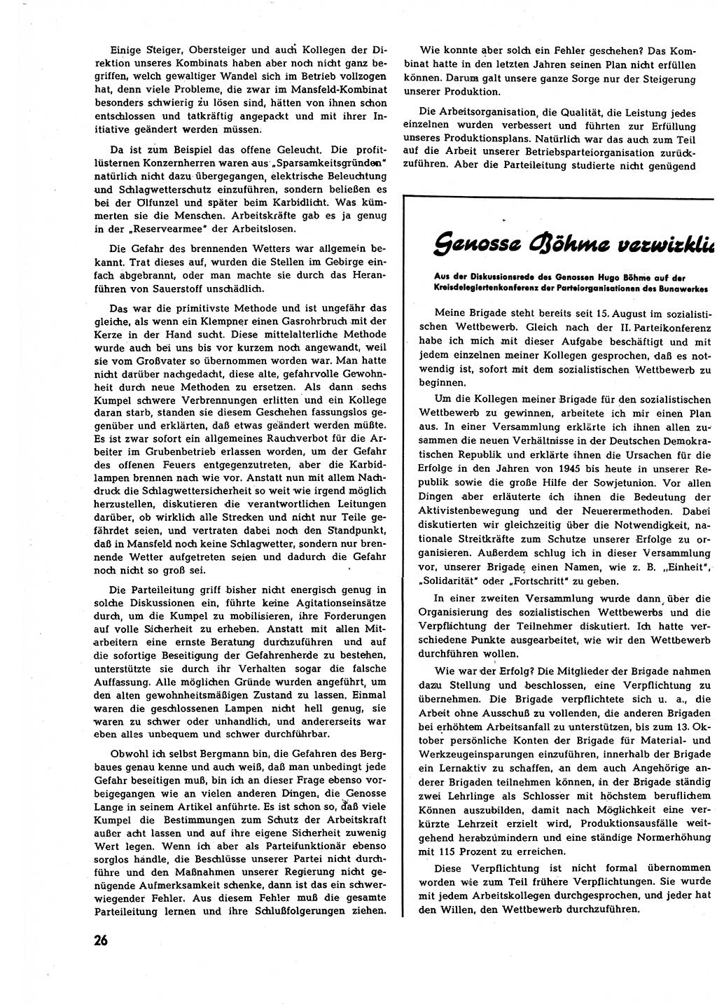 Neuer Weg (NW), Halbmonatsschrift für aktuelle Fragen der Arbeiterbewegung [Zentralkomitee (ZK) Sozialistische Einheitspartei Deutschlands (SED)], 7. Jahrgang [Deutsche Demokratische Republik (DDR)] 1952, Heft 18/26 (NW ZK SED DDR 1952, H. 18/26)