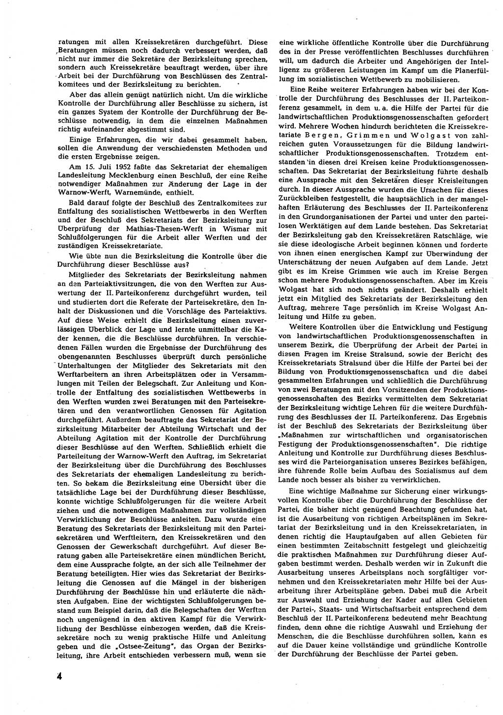 Neuer Weg (NW), Halbmonatsschrift für aktuelle Fragen der Arbeiterbewegung [Zentralkomitee (ZK) Sozialistische Einheitspartei Deutschlands (SED)], 7. Jahrgang [Deutsche Demokratische Republik (DDR)] 1952, Heft 19/4 (NW ZK SED DDR 1952, H. 19/4)