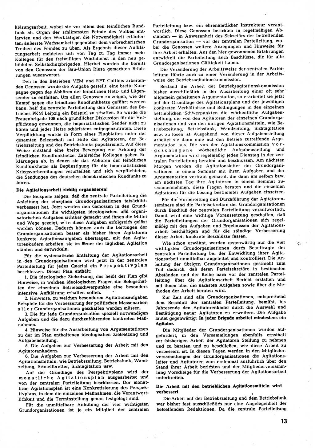 Neuer Weg (NW), Halbmonatsschrift für aktuelle Fragen der Arbeiterbewegung [Zentralkomitee (ZK) Sozialistische Einheitspartei Deutschlands (SED)], 7. Jahrgang [Deutsche Demokratische Republik (DDR)] 1952, Heft 20/13 (NW ZK SED DDR 1952, H. 20/13)