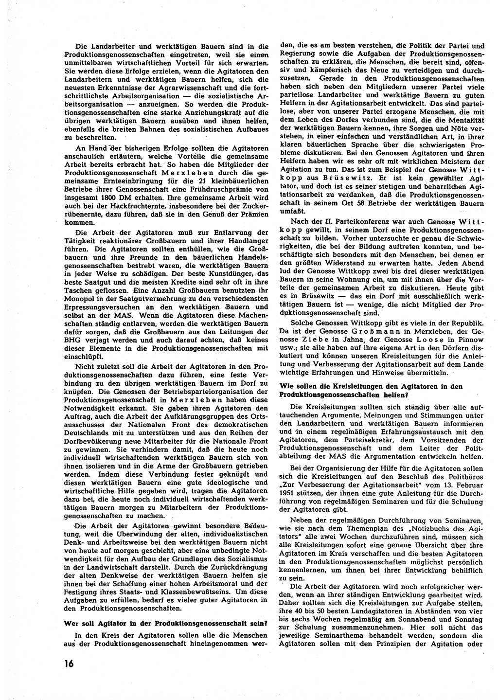 Neuer Weg (NW), Halbmonatsschrift für aktuelle Fragen der Arbeiterbewegung [Zentralkomitee (ZK) Sozialistische Einheitspartei Deutschlands (SED)], 7. Jahrgang [Deutsche Demokratische Republik (DDR)] 1952, Heft 20/16 (NW ZK SED DDR 1952, H. 20/16)