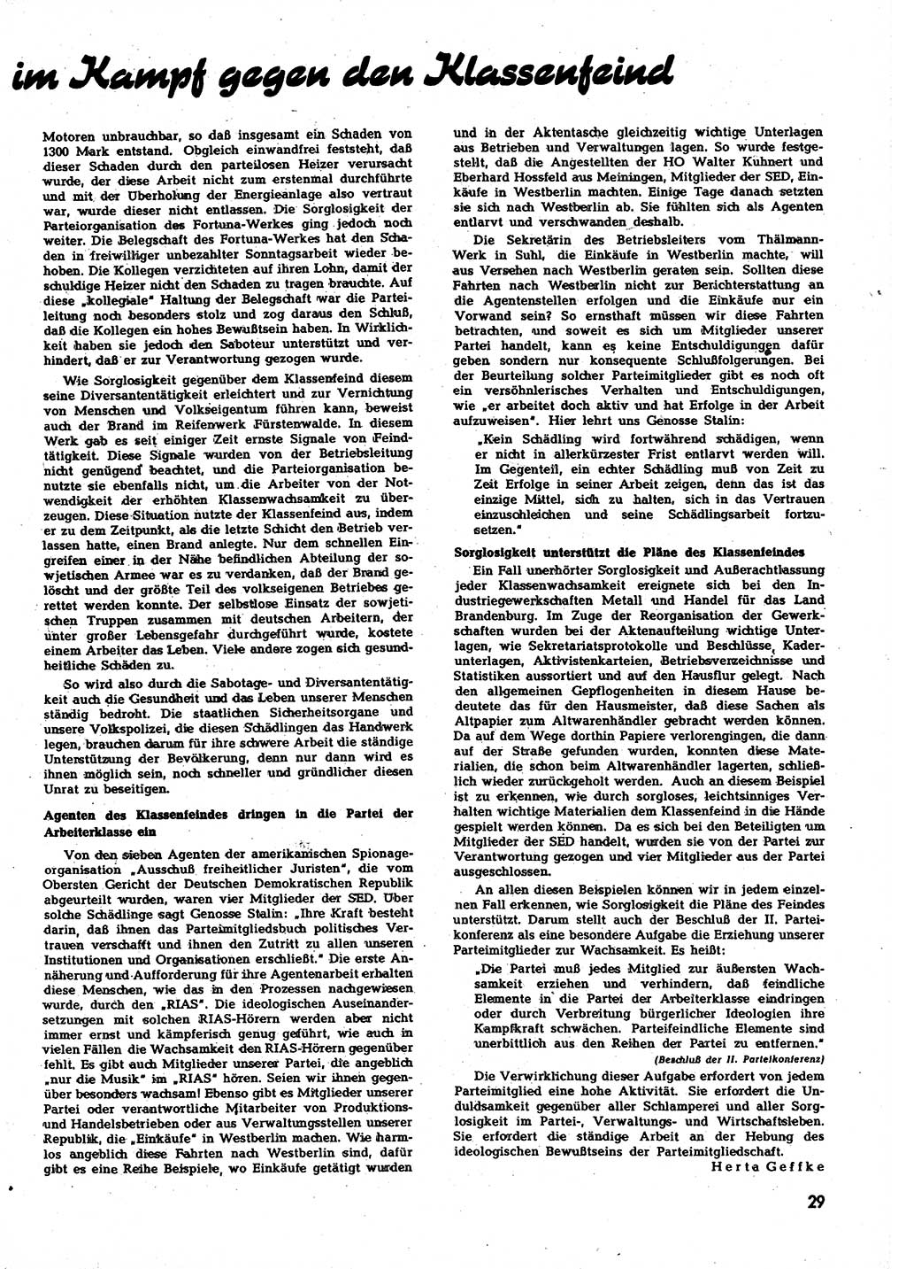 Neuer Weg (NW), Halbmonatsschrift für aktuelle Fragen der Arbeiterbewegung [Zentralkomitee (ZK) Sozialistische Einheitspartei Deutschlands (SED)], 7. Jahrgang [Deutsche Demokratische Republik (DDR)] 1952, Heft 20/29 (NW ZK SED DDR 1952, H. 20/29)