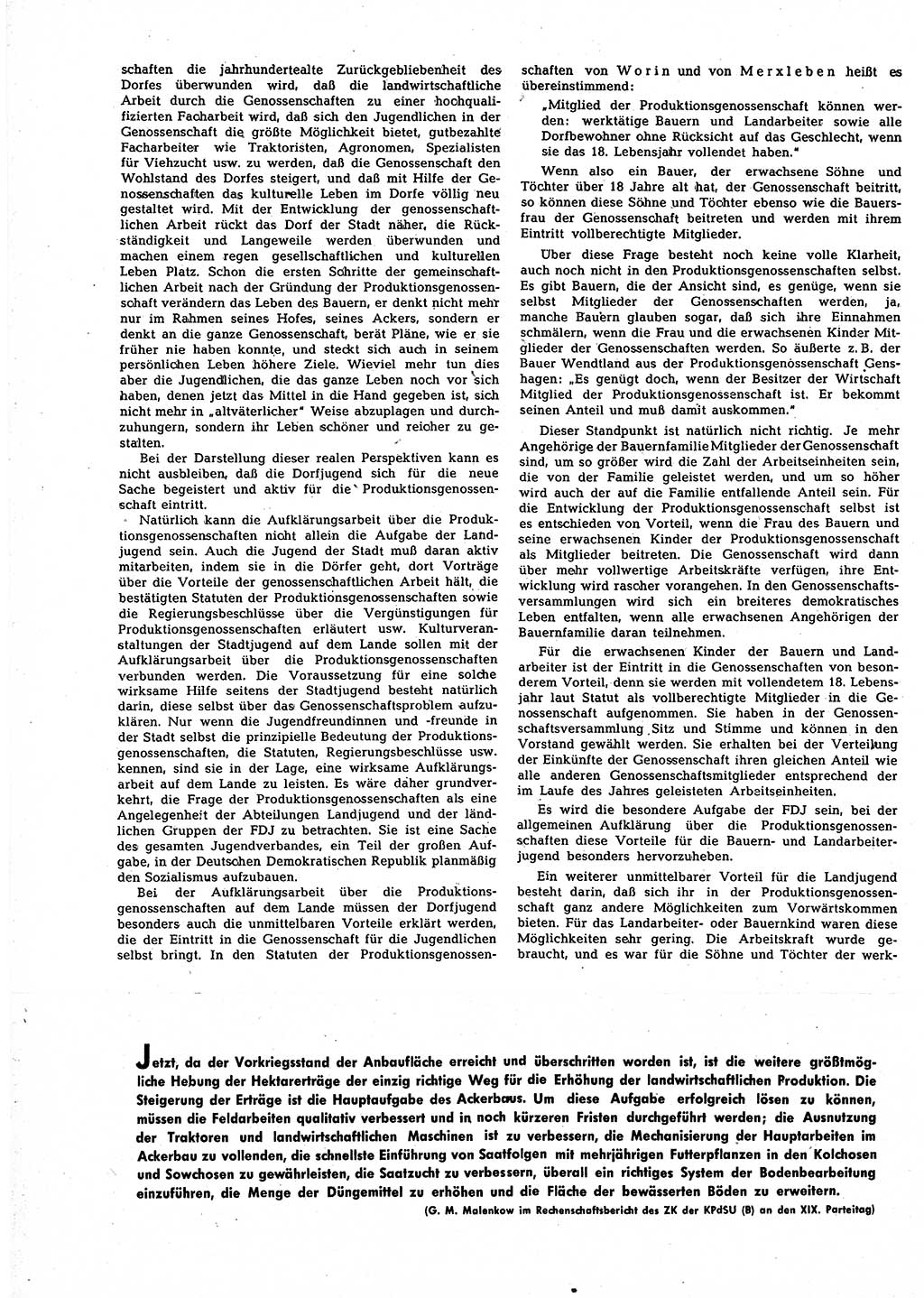 Neuer Weg (NW), Halbmonatsschrift für aktuelle Fragen der Arbeiterbewegung [Zentralkomitee (ZK) Sozialistische Einheitspartei Deutschlands (SED)], 7. Jahrgang [Deutsche Demokratische Republik (DDR)] 1952, Heft 21/10 (NW ZK SED DDR 1952, H. 21/10)