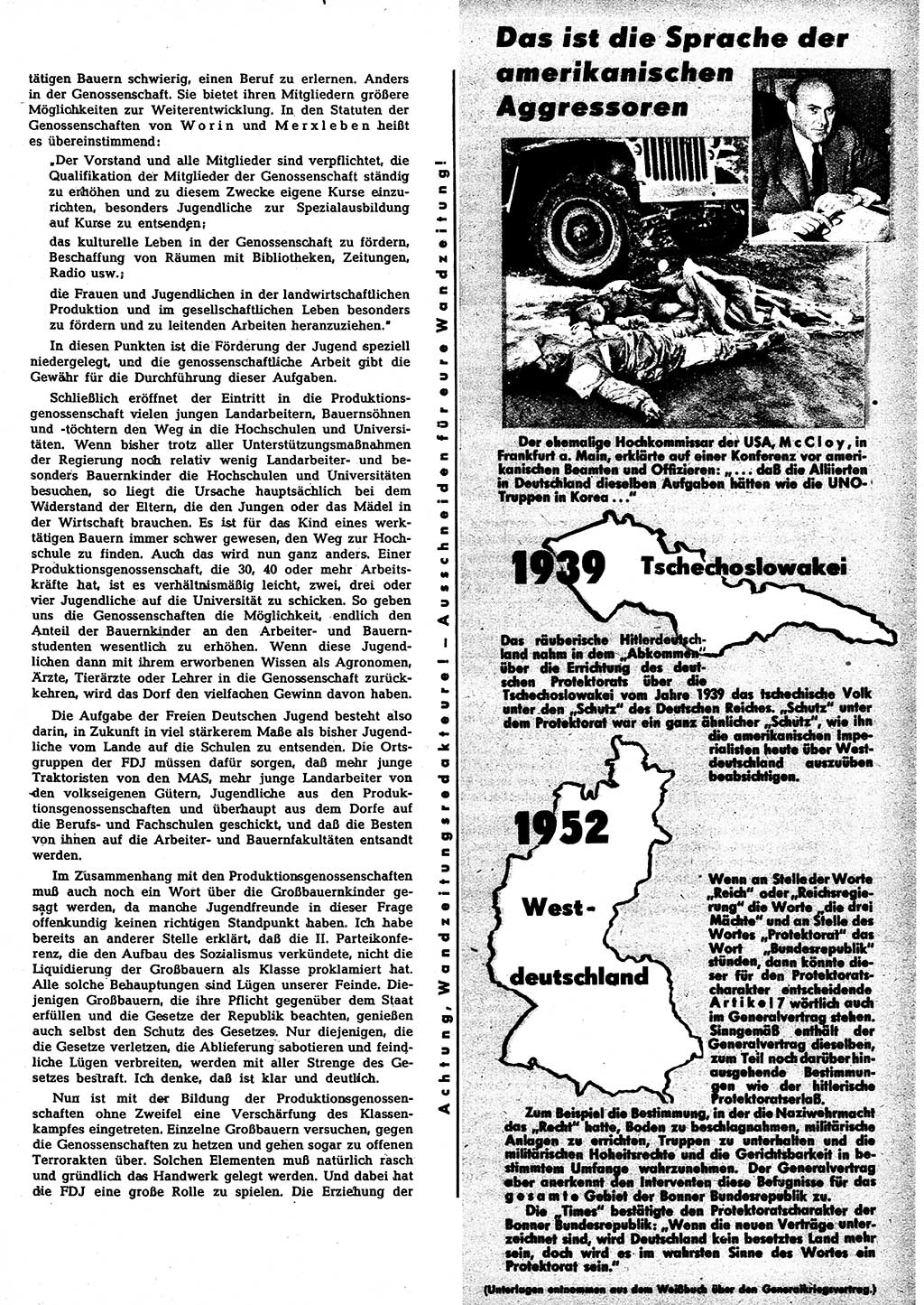 Neuer Weg (NW), Halbmonatsschrift für aktuelle Fragen der Arbeiterbewegung [Zentralkomitee (ZK) Sozialistische Einheitspartei Deutschlands (SED)], 7. Jahrgang [Deutsche Demokratische Republik (DDR)] 1952, Heft 21/11 (NW ZK SED DDR 1952, H. 21/11)