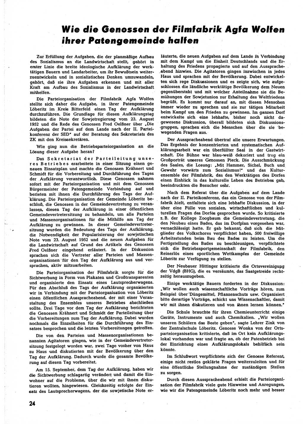 Neuer Weg (NW), Halbmonatsschrift für aktuelle Fragen der Arbeiterbewegung [Zentralkomitee (ZK) Sozialistische Einheitspartei Deutschlands (SED)], 7. Jahrgang [Deutsche Demokratische Republik (DDR)] 1952, Heft 21/24 (NW ZK SED DDR 1952, H. 21/24)