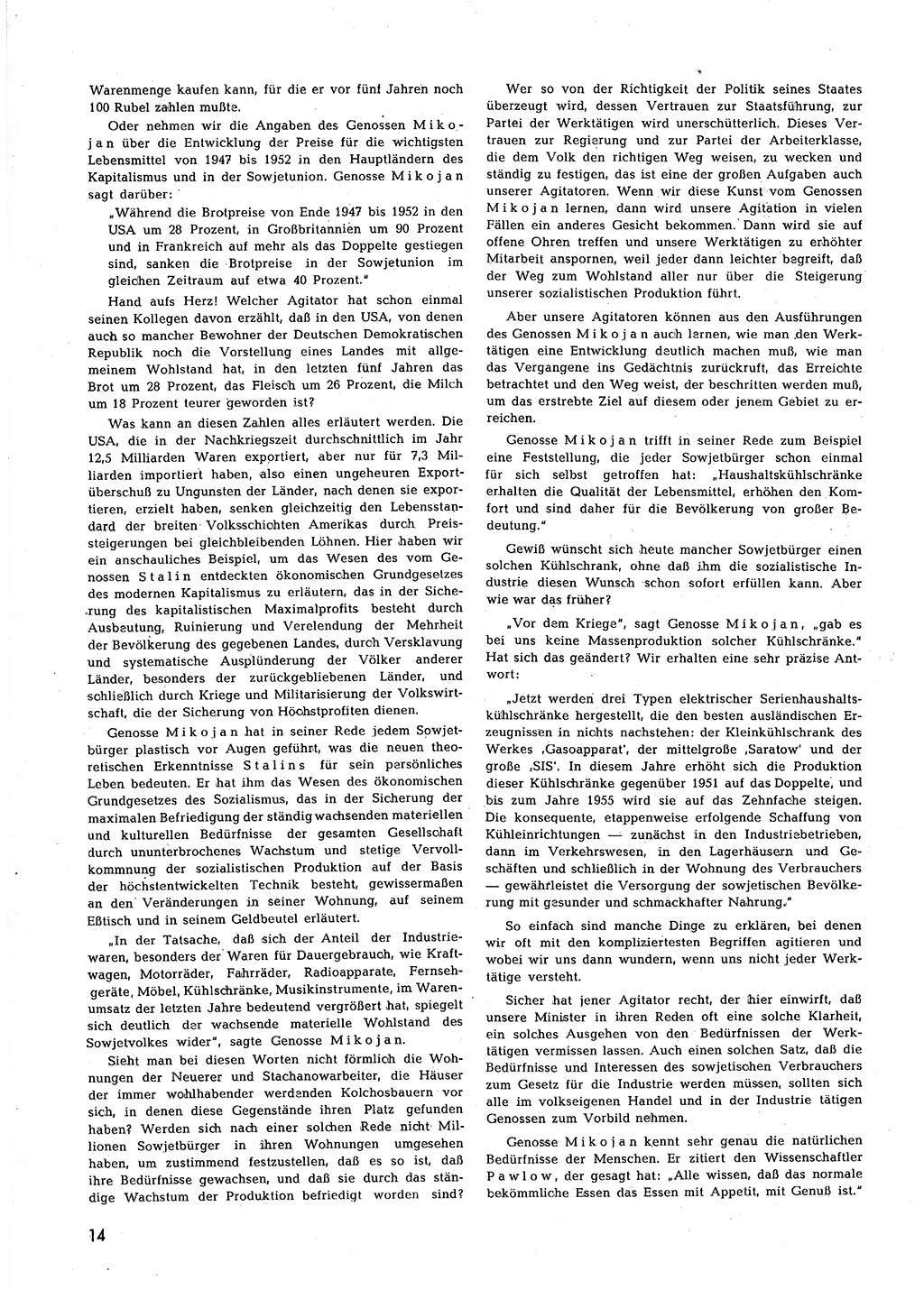 Neuer Weg (NW), Halbmonatsschrift für aktuelle Fragen der Arbeiterbewegung [Zentralkomitee (ZK) Sozialistische Einheitspartei Deutschlands (SED)], 7. Jahrgang [Deutsche Demokratische Republik (DDR)] 1952, Heft 23/14 (NW ZK SED DDR 1952, H. 23/14)