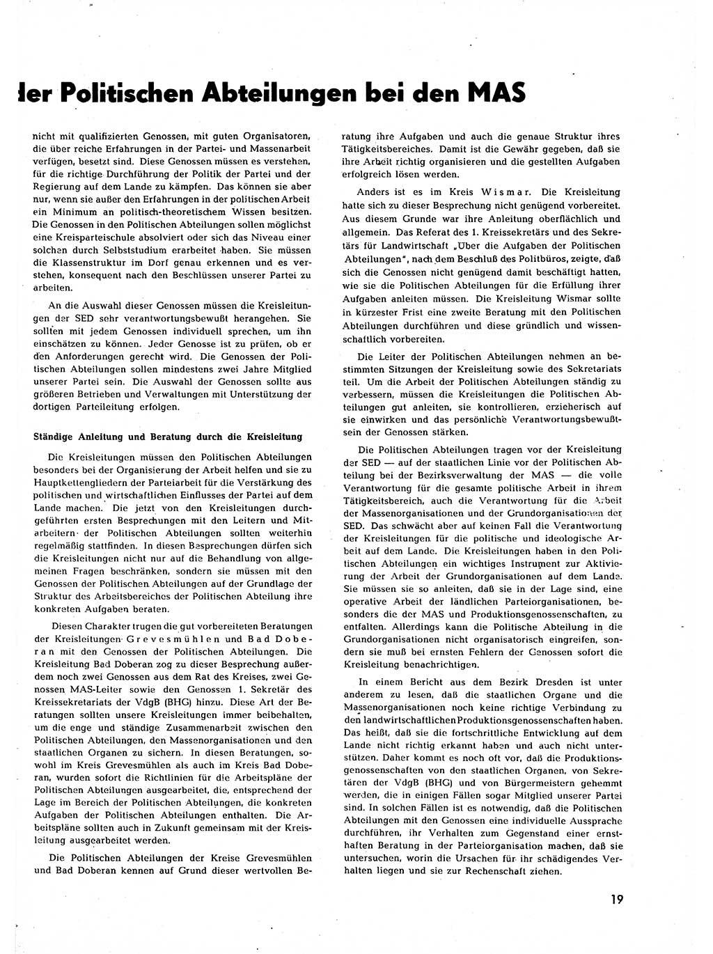 Neuer Weg (NW), Halbmonatsschrift für aktuelle Fragen der Arbeiterbewegung [Zentralkomitee (ZK) Sozialistische Einheitspartei Deutschlands (SED)], 7. Jahrgang [Deutsche Demokratische Republik (DDR)] 1952, Heft 23/19 (NW ZK SED DDR 1952, H. 23/19)