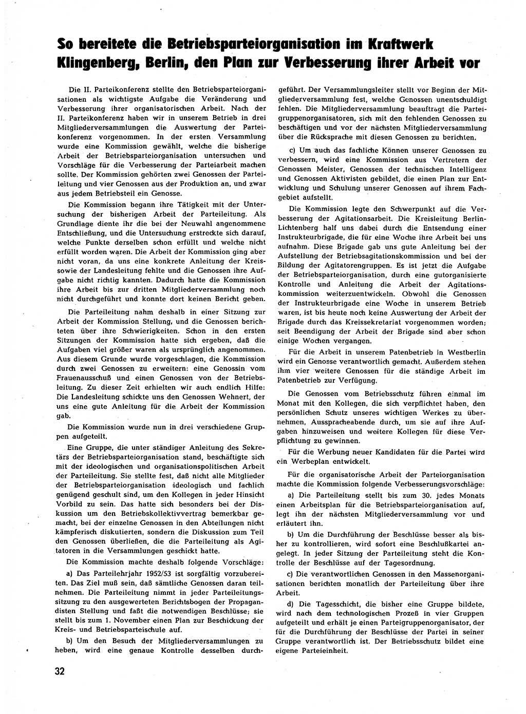 Neuer Weg (NW), Halbmonatsschrift für aktuelle Fragen der Arbeiterbewegung [Zentralkomitee (ZK) Sozialistische Einheitspartei Deutschlands (SED)], 7. Jahrgang [Deutsche Demokratische Republik (DDR)] 1952, Heft 23/32 (NW ZK SED DDR 1952, H. 23/32)