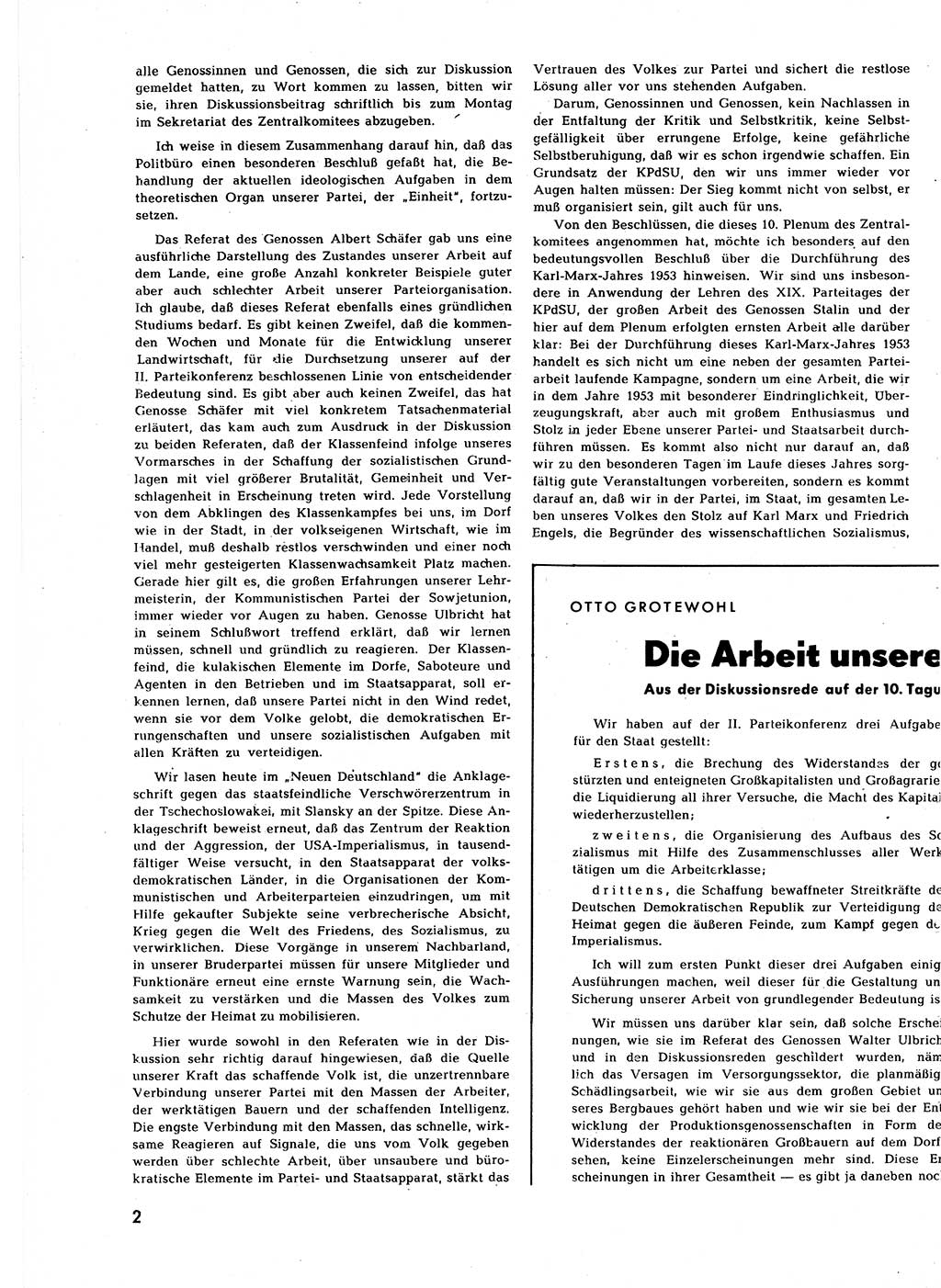 Neuer Weg (NW), Halbmonatsschrift für aktuelle Fragen der Arbeiterbewegung [Zentralkomitee (ZK) Sozialistische Einheitspartei Deutschlands (SED)], 7. Jahrgang [Deutsche Demokratische Republik (DDR)] 1952, Heft 24/2 (NW ZK SED DDR 1952, H. 24/2)