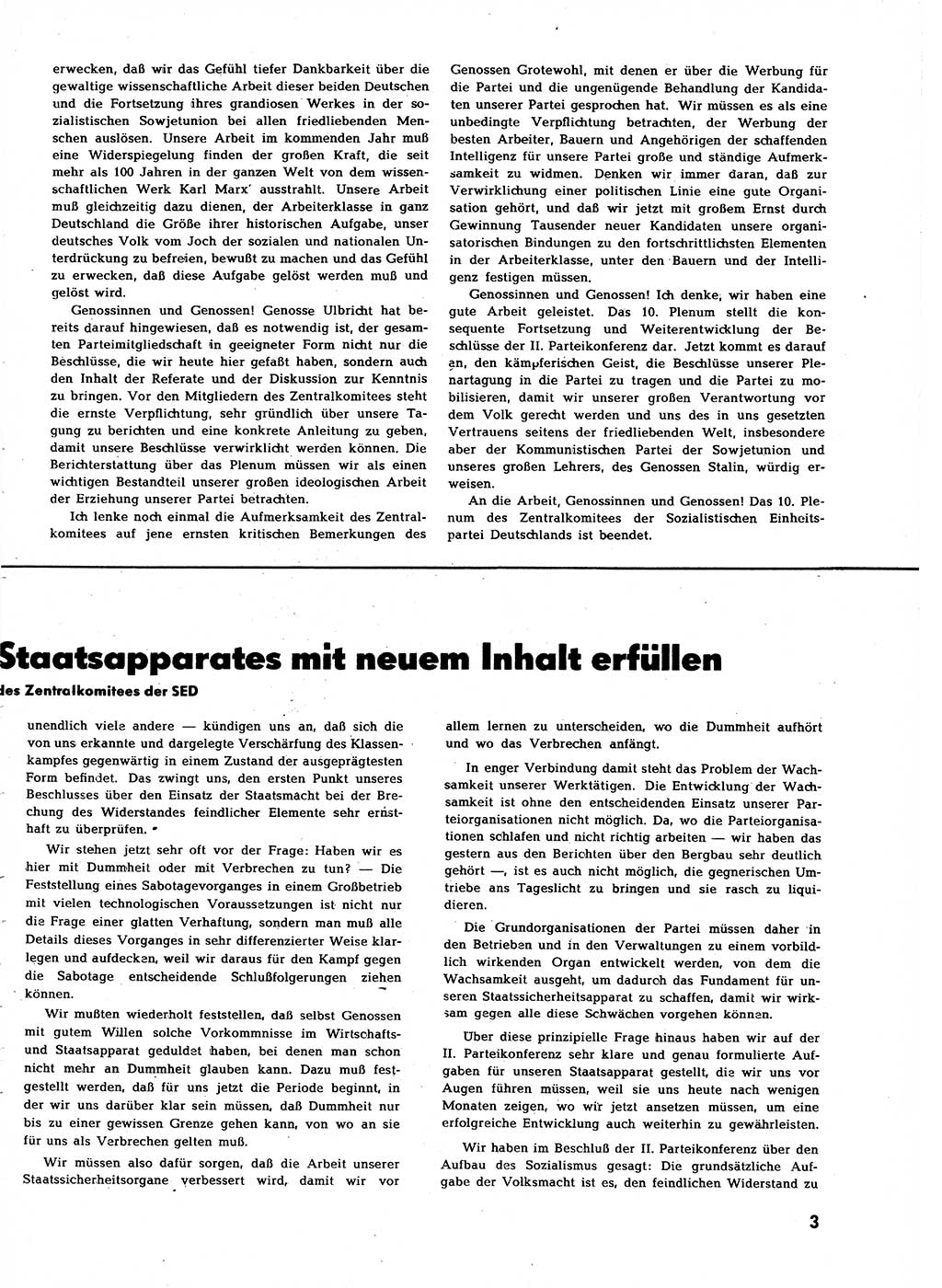 Neuer Weg (NW), Halbmonatsschrift für aktuelle Fragen der Arbeiterbewegung [Zentralkomitee (ZK) Sozialistische Einheitspartei Deutschlands (SED)], 7. Jahrgang [Deutsche Demokratische Republik (DDR)] 1952, Heft 24/3 (NW ZK SED DDR 1952, H. 24/3)