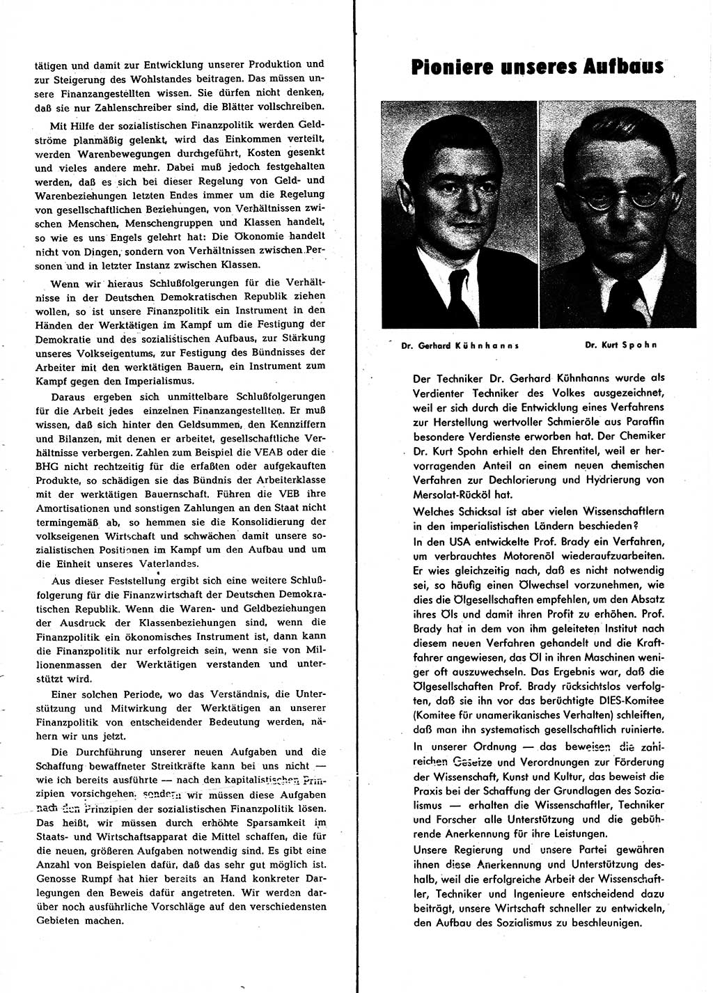 Neuer Weg (NW), Halbmonatsschrift für aktuelle Fragen der Arbeiterbewegung [Zentralkomitee (ZK) Sozialistische Einheitspartei Deutschlands (SED)], 7. Jahrgang [Deutsche Demokratische Republik (DDR)] 1952, Heft 24/5 (NW ZK SED DDR 1952, H. 24/5)