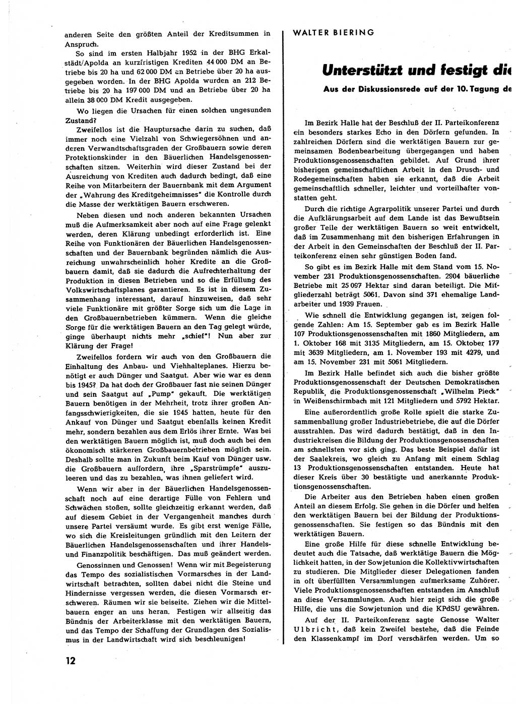 Neuer Weg (NW), Halbmonatsschrift für aktuelle Fragen der Arbeiterbewegung [Zentralkomitee (ZK) Sozialistische Einheitspartei Deutschlands (SED)], 7. Jahrgang [Deutsche Demokratische Republik (DDR)] 1952, Heft 24/12 (NW ZK SED DDR 1952, H. 24/12)