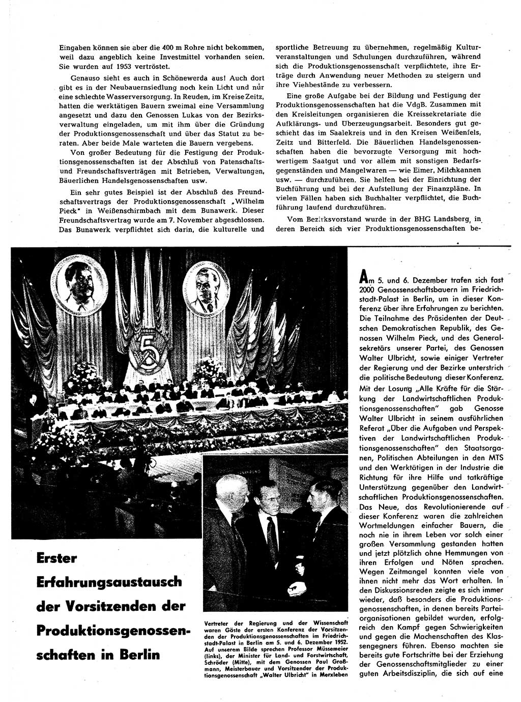 Neuer Weg (NW), Halbmonatsschrift für aktuelle Fragen der Arbeiterbewegung [Zentralkomitee (ZK) Sozialistische Einheitspartei Deutschlands (SED)], 7. Jahrgang [Deutsche Demokratische Republik (DDR)] 1952, Heft 24/14 (NW ZK SED DDR 1952, H. 24/14)