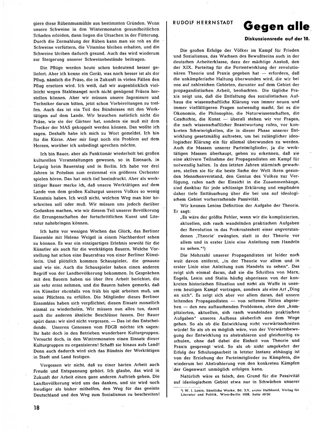 Neuer Weg (NW), Halbmonatsschrift für aktuelle Fragen der Arbeiterbewegung [Zentralkomitee (ZK) Sozialistische Einheitspartei Deutschlands (SED)], 7. Jahrgang [Deutsche Demokratische Republik (DDR)] 1952, Heft 24/18 (NW ZK SED DDR 1952, H. 24/18)