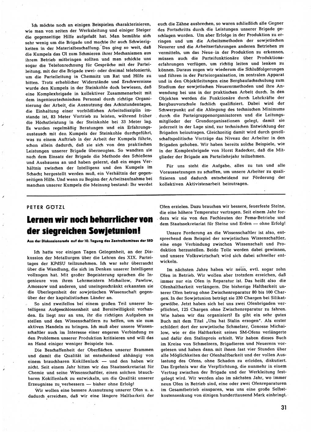 Neuer Weg (NW), Halbmonatsschrift für aktuelle Fragen der Arbeiterbewegung [Zentralkomitee (ZK) Sozialistische Einheitspartei Deutschlands (SED)], 7. Jahrgang [Deutsche Demokratische Republik (DDR)] 1952, Heft 24/31 (NW ZK SED DDR 1952, H. 24/31)