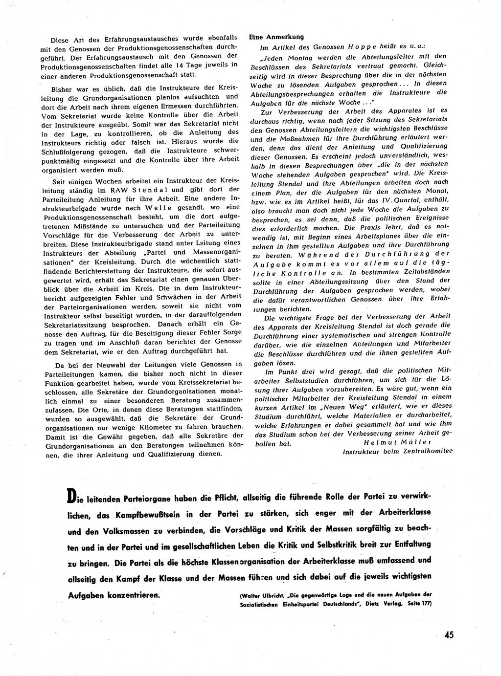 Neuer Weg (NW), Halbmonatsschrift für aktuelle Fragen der Arbeiterbewegung [Zentralkomitee (ZK) Sozialistische Einheitspartei Deutschlands (SED)], 7. Jahrgang [Deutsche Demokratische Republik (DDR)] 1952, Heft 24/45 (NW ZK SED DDR 1952, H. 24/45)