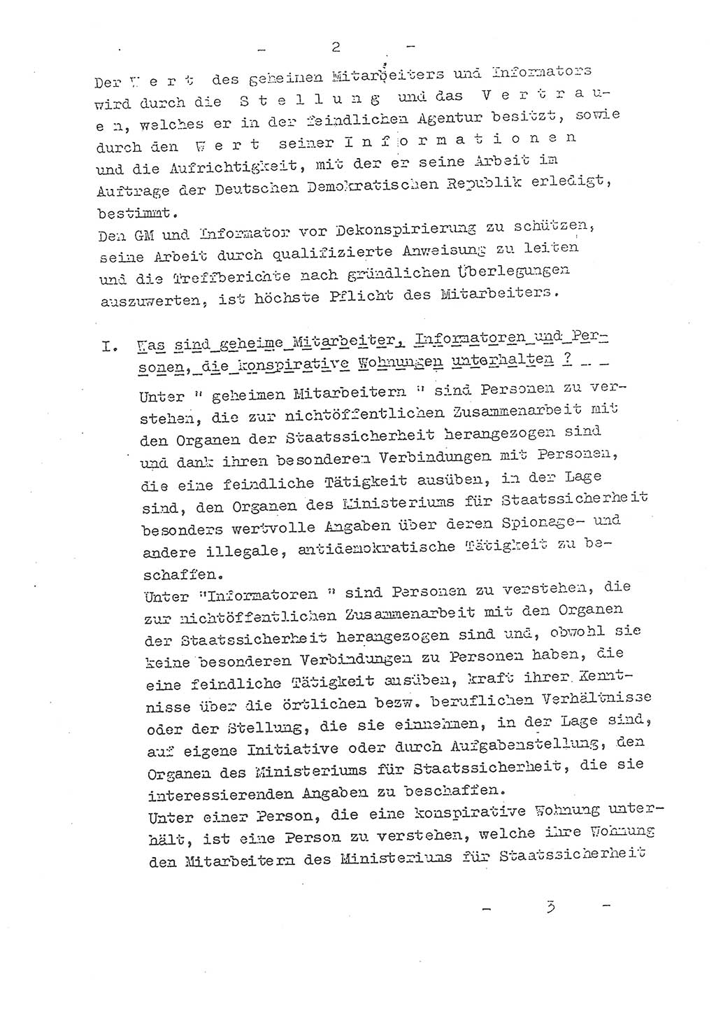 Richtlinie Nr. 21 über die Suche, Anwerbung und Arbeit mit Informatoren, geheimen Mitarbeitern und Personen, die konspirative Wohnungen unterhalten, Deutschen Demokratischen Republik (DDR), Ministerium für Staatssicherheit (MfS), Der Staatssekretär (Mielke), Geheime Verschlußsache (GVS) 1855/52, Berlin 1952, Seite 2 (RL 21 DDR MfS Sts. GVS 1855/52 1952, S. 2)