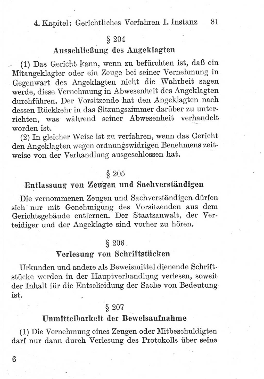 Strafprozeßordnung (StPO), Gerichtsverfassungsgesetz (GVG), Staatsanwaltsgesetz (StAG) und Jugendgerichtsgesetz (JGG) [Deutsche Demokratische Republik (DDR)] 1952, Seite 81 (StPO GVG StAG JGG DDR 1952, S. 81)