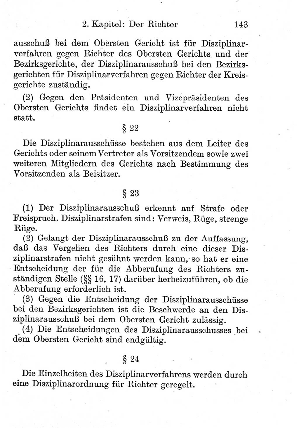 Strafprozeßordnung (StPO), Gerichtsverfassungsgesetz (GVG), Staatsanwaltsgesetz (StAG) und Jugendgerichtsgesetz (JGG) [Deutsche Demokratische Republik (DDR)] 1952, Seite 143 (StPO GVG StAG JGG DDR 1952, S. 143)