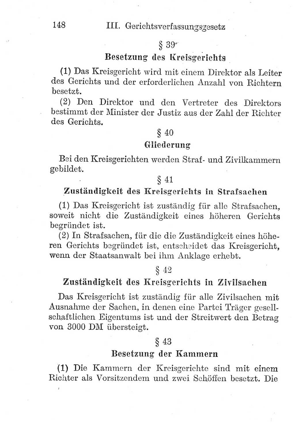 Strafprozeßordnung (StPO), Gerichtsverfassungsgesetz (GVG), Staatsanwaltsgesetz (StAG) und Jugendgerichtsgesetz (JGG) [Deutsche Demokratische Republik (DDR)] 1952, Seite 148 (StPO GVG StAG JGG DDR 1952, S. 148)