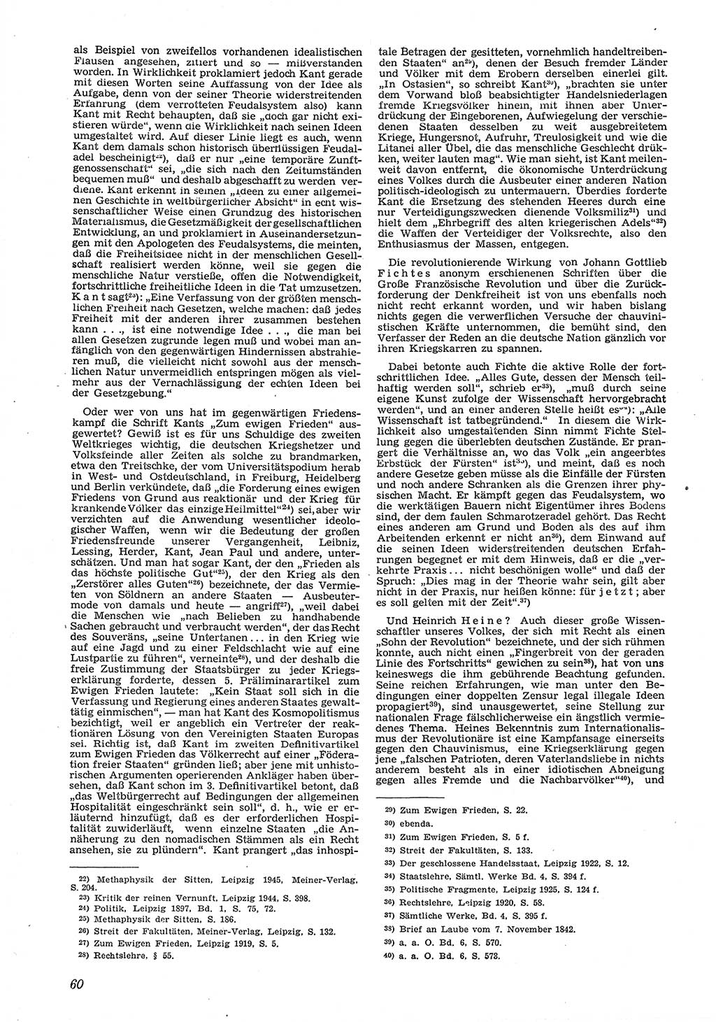 Neue Justiz (NJ), Zeitschrift für Recht und Rechtswissenschaft [Deutsche Demokratische Republik (DDR)], 6. Jahrgang 1952, Seite 60 (NJ DDR 1952, S. 60)
