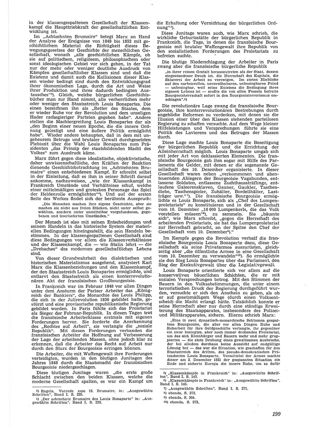 Neue Justiz (NJ), Zeitschrift für Recht und Rechtswissenschaft [Deutsche Demokratische Republik (DDR)], 6. Jahrgang 1952, Seite 199 (NJ DDR 1952, S. 199)