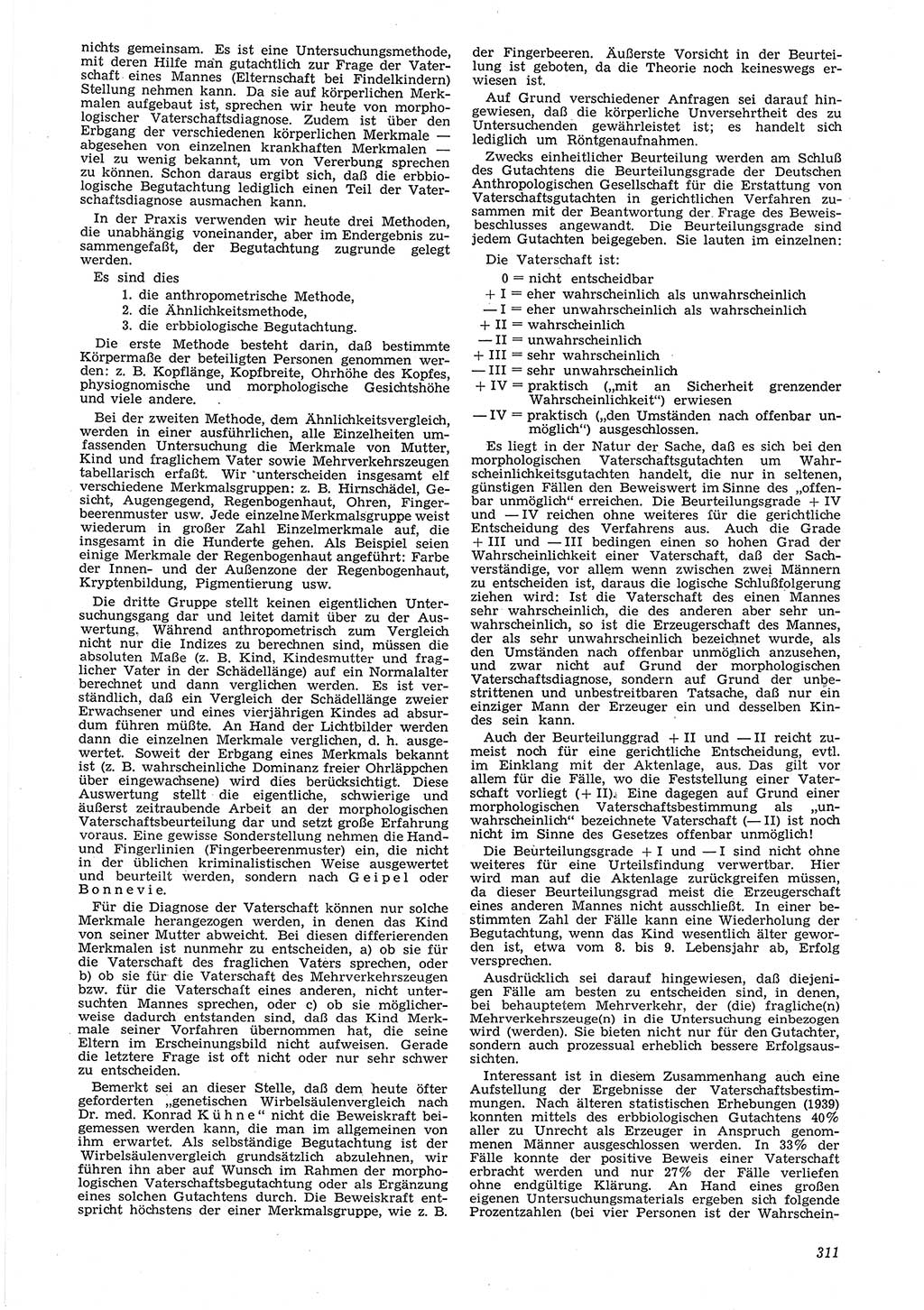 Neue Justiz (NJ), Zeitschrift für Recht und Rechtswissenschaft [Deutsche Demokratische Republik (DDR)], 6. Jahrgang 1952, Seite 311 (NJ DDR 1952, S. 311)