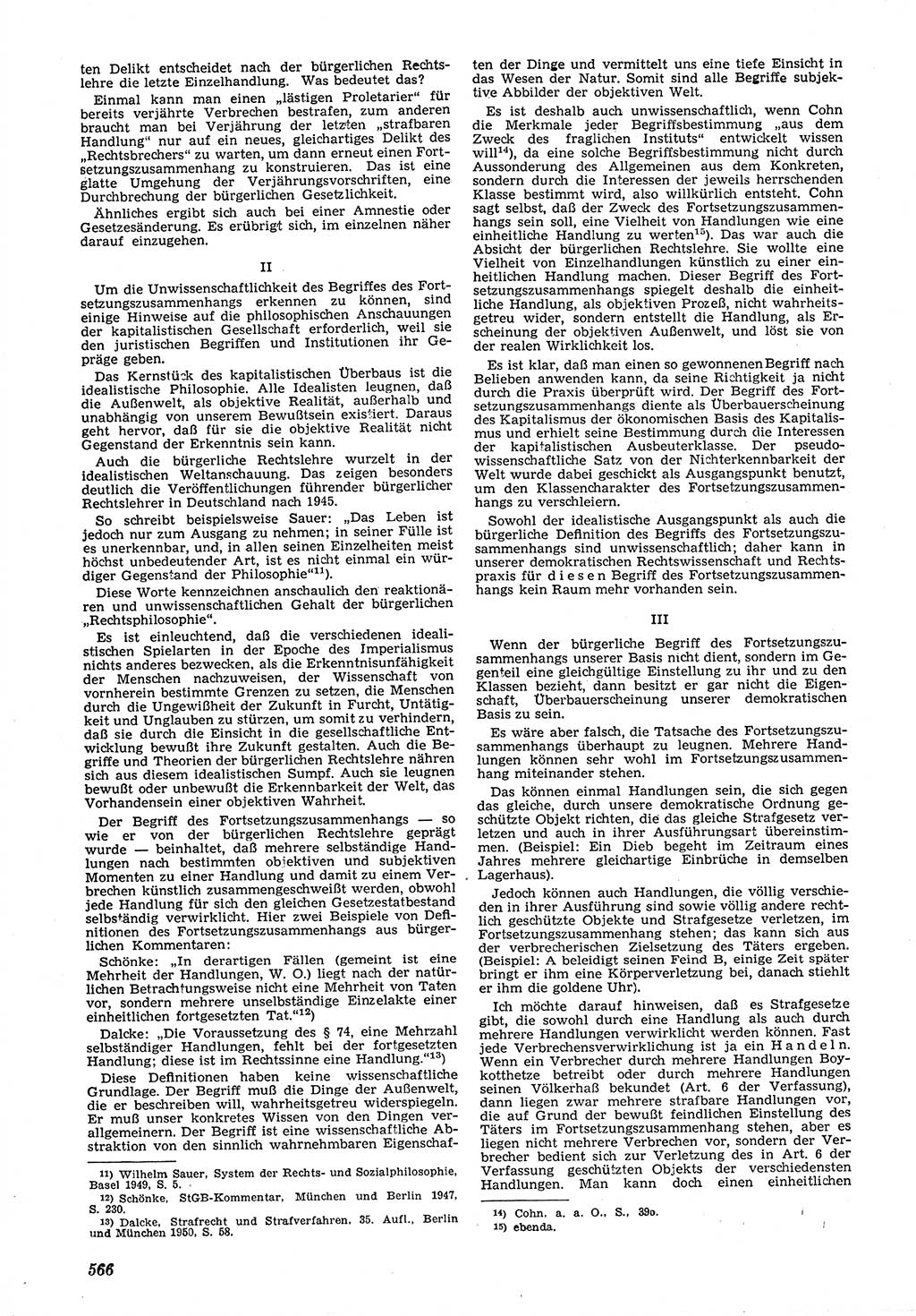 Neue Justiz (NJ), Zeitschrift für Recht und Rechtswissenschaft [Deutsche Demokratische Republik (DDR)], 6. Jahrgang 1952, Seite 566 (NJ DDR 1952, S. 566)