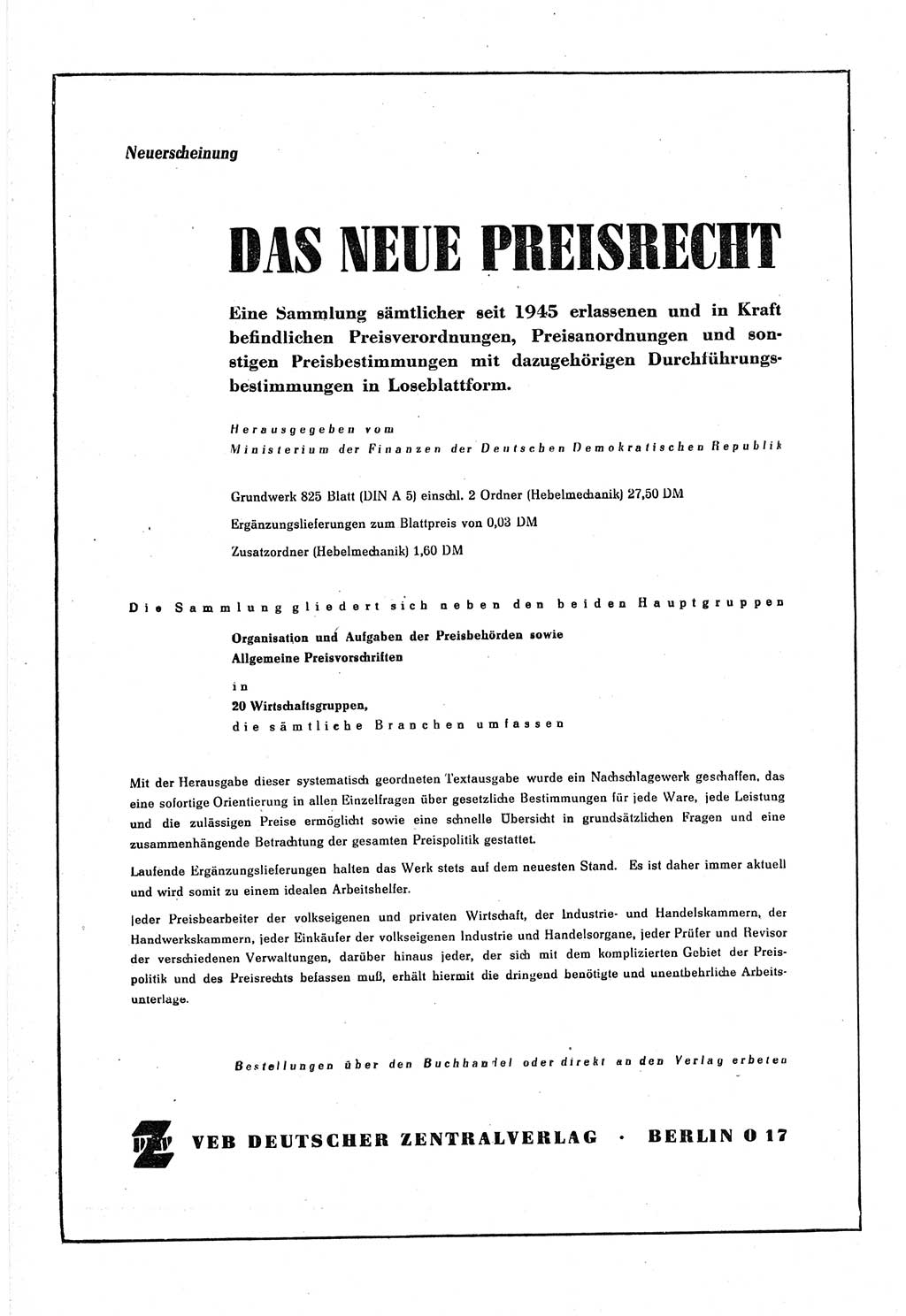 Gesetzblatt (GBl.) der Deutschen Demokratischen Republik (DDR) 1953, Seite 80 (GBl. DDR 1953, S. 80)