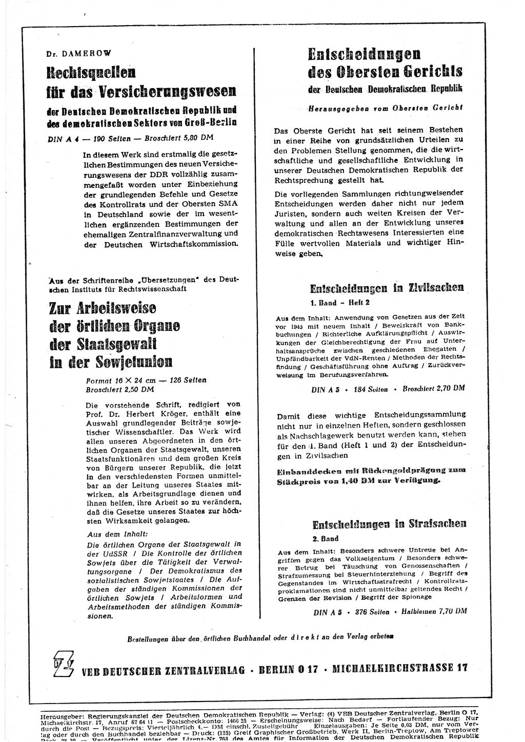 Gesetzblatt (GBl.) der Deutschen Demokratischen Republik (DDR) 1953, Seite 354 (GBl. DDR 1953, S. 354)