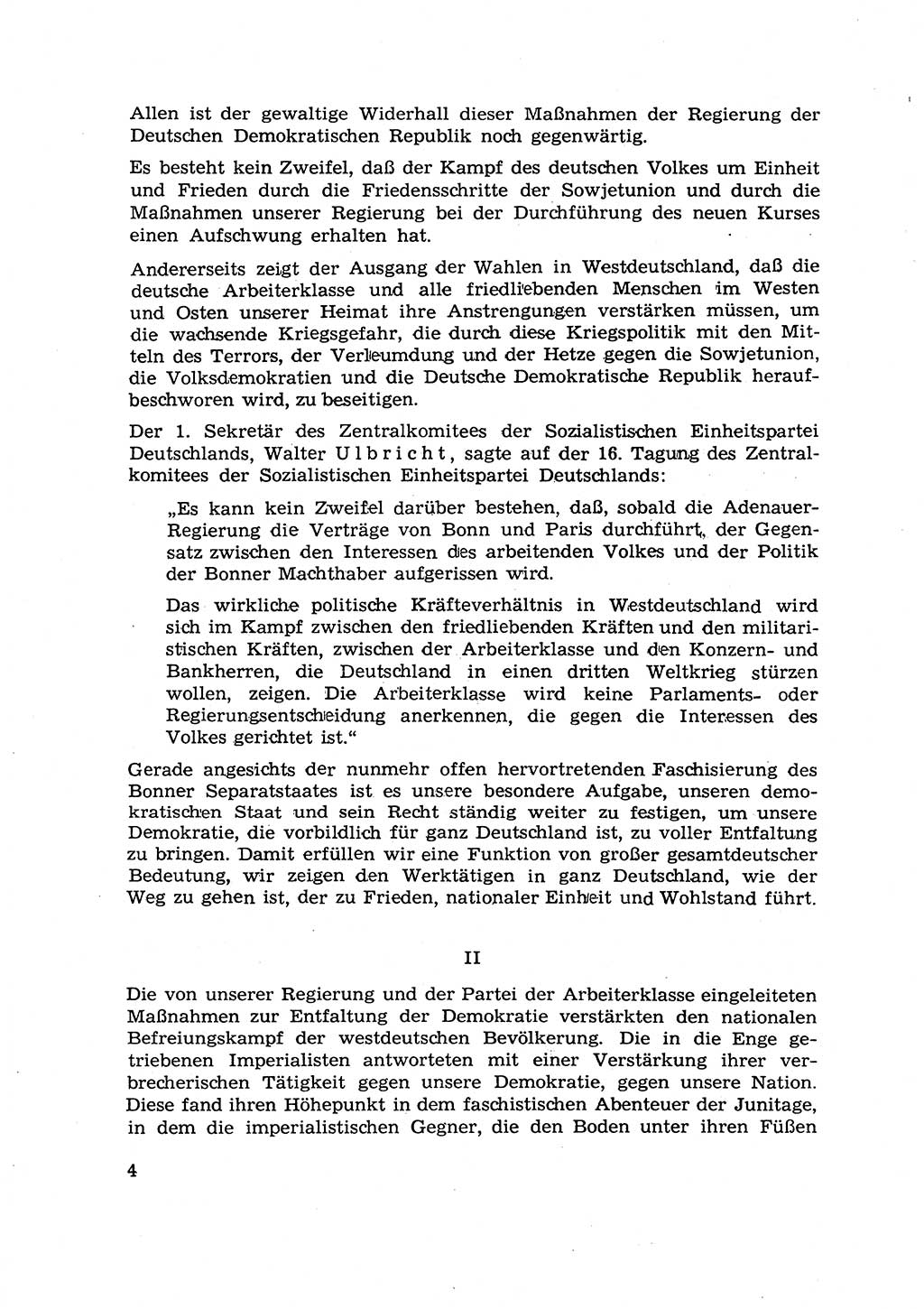 Hauptaufgaben der Justiz [Deutsche Demokratische Republik (DDR)] bei der Durchführung des neuen Kurses 1953, Seite 4 (Hpt.-Aufg. J. DDR 1953, S. 4)