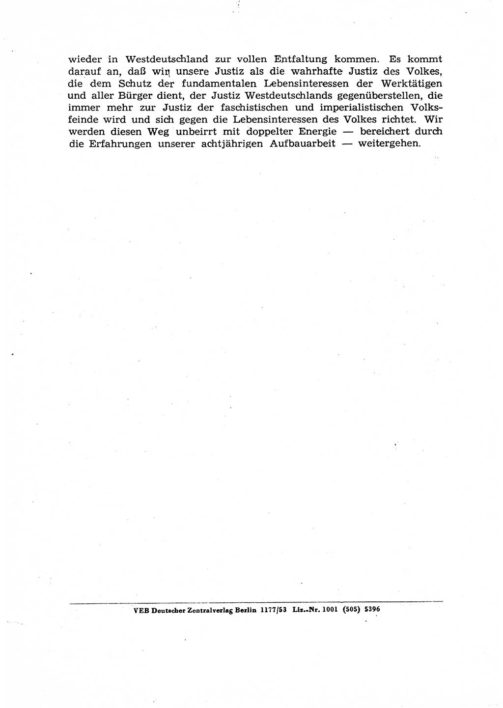 Hauptaufgaben der Justiz [Deutsche Demokratische Republik (DDR)] bei der Durchführung des neuen Kurses 1953, Seite 32 (Hpt.-Aufg. J. DDR 1953, S. 32)