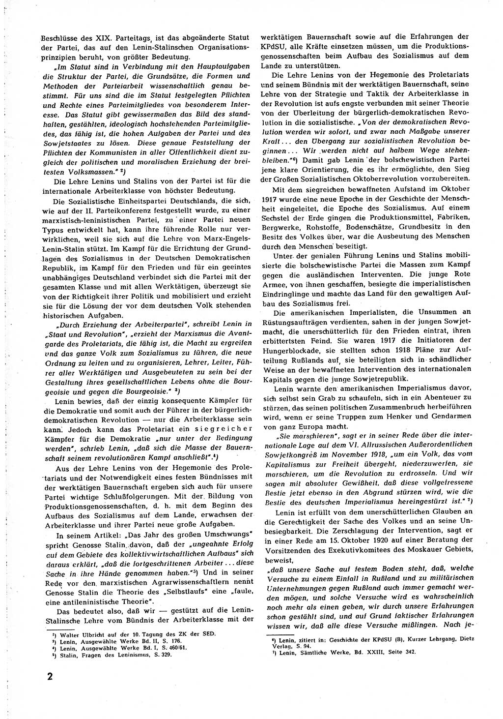 Neuer Weg (NW), Organ des Zentralkomitees (ZK) [Sozialistische Einheitspartei Deutschlands (SED)] für alle Parteiarbeiter, 8. Jahrgang [Deutsche Demokratische Republik (DDR)] 1953, Heft 2/2 (NW ZK SED DDR 1953, H. 2/2)