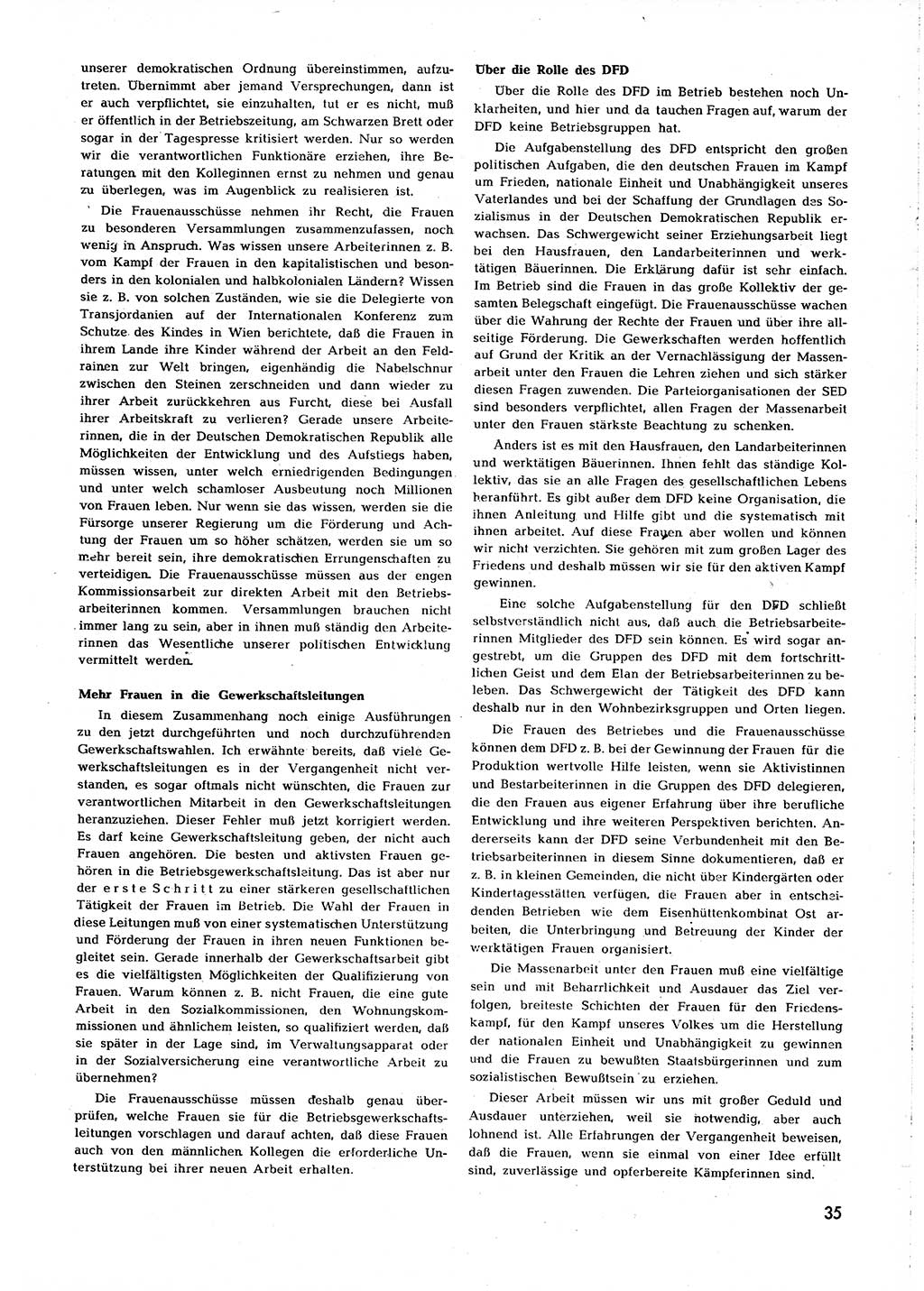 Neuer Weg (NW), Organ des Zentralkomitees (ZK) [Sozialistische Einheitspartei Deutschlands (SED)] für alle Parteiarbeiter, 8. Jahrgang [Deutsche Demokratische Republik (DDR)] 1953, Heft 2/35 (NW ZK SED DDR 1953, H. 2/35)
