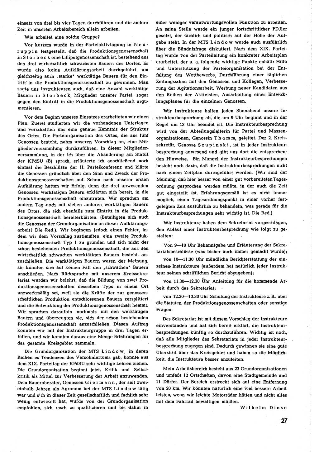 Neuer Weg (NW), Organ des Zentralkomitees (ZK) [Sozialistische Einheitspartei Deutschlands (SED)] für alle Parteiarbeiter, 8. Jahrgang [Deutsche Demokratische Republik (DDR)] 1953, Heft 3/27 (NW ZK SED DDR 1953, H. 3/27)