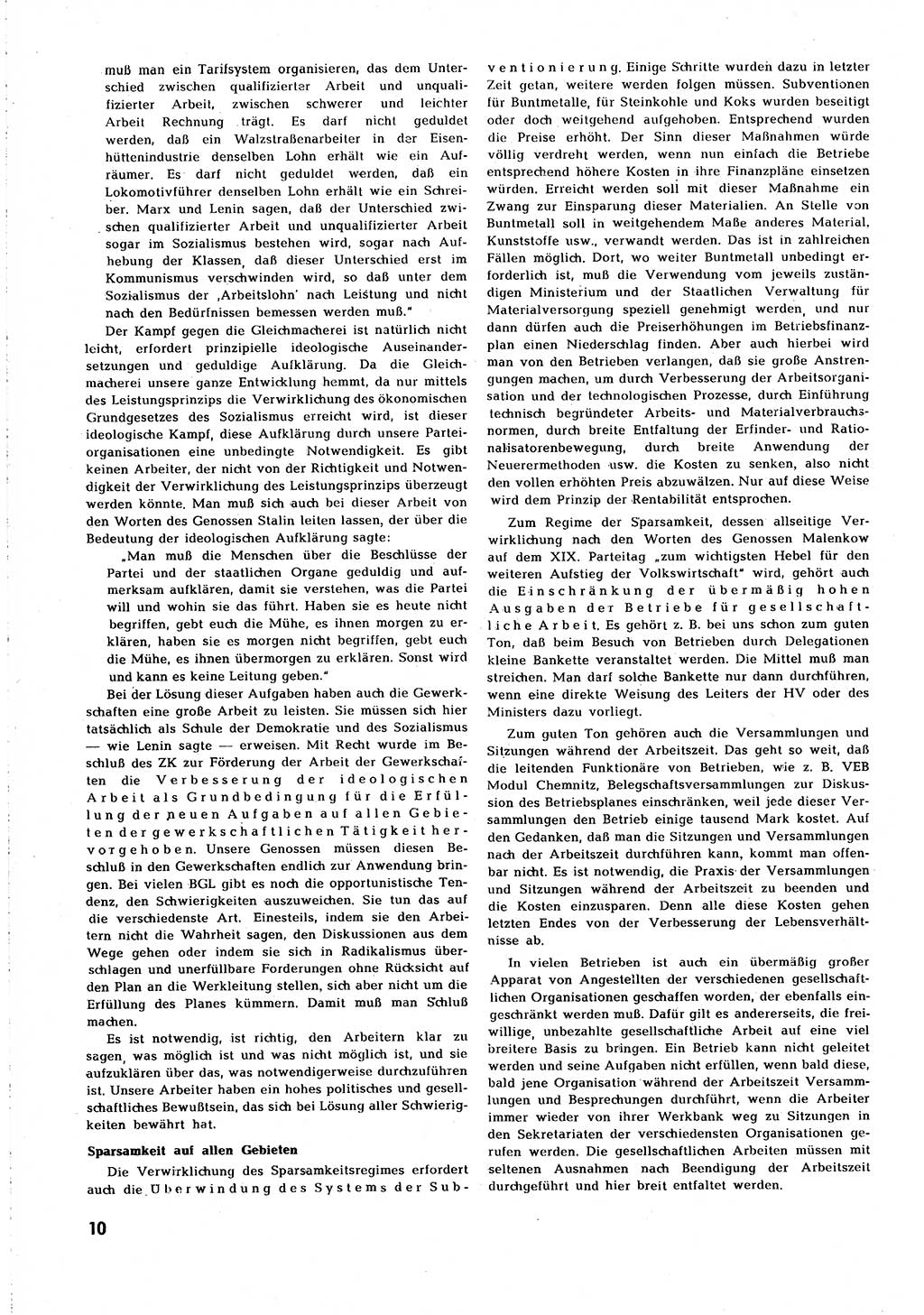 Neuer Weg (NW), Organ des Zentralkomitees (ZK) [Sozialistische Einheitspartei Deutschlands (SED)] für alle Parteiarbeiter, 8. Jahrgang [Deutsche Demokratische Republik (DDR)] 1953, Heft 4/10 (NW ZK SED DDR 1953, H. 4/10)