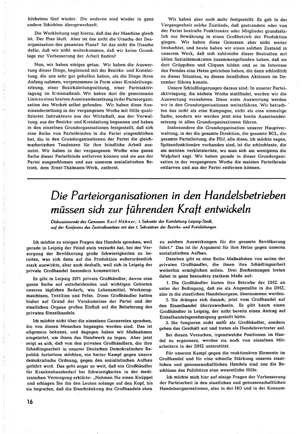 Neuer Weg (NW), Organ des Zentralkomitees (ZK) [Sozialistische Einheitspartei Deutschlands (SED)] für alle Parteiarbeiter, 8. Jahrgang [Deutsche Demokratische Republik (DDR)] 1953, Heft 4/16 (NW ZK SED DDR 1953, H. 4/16)