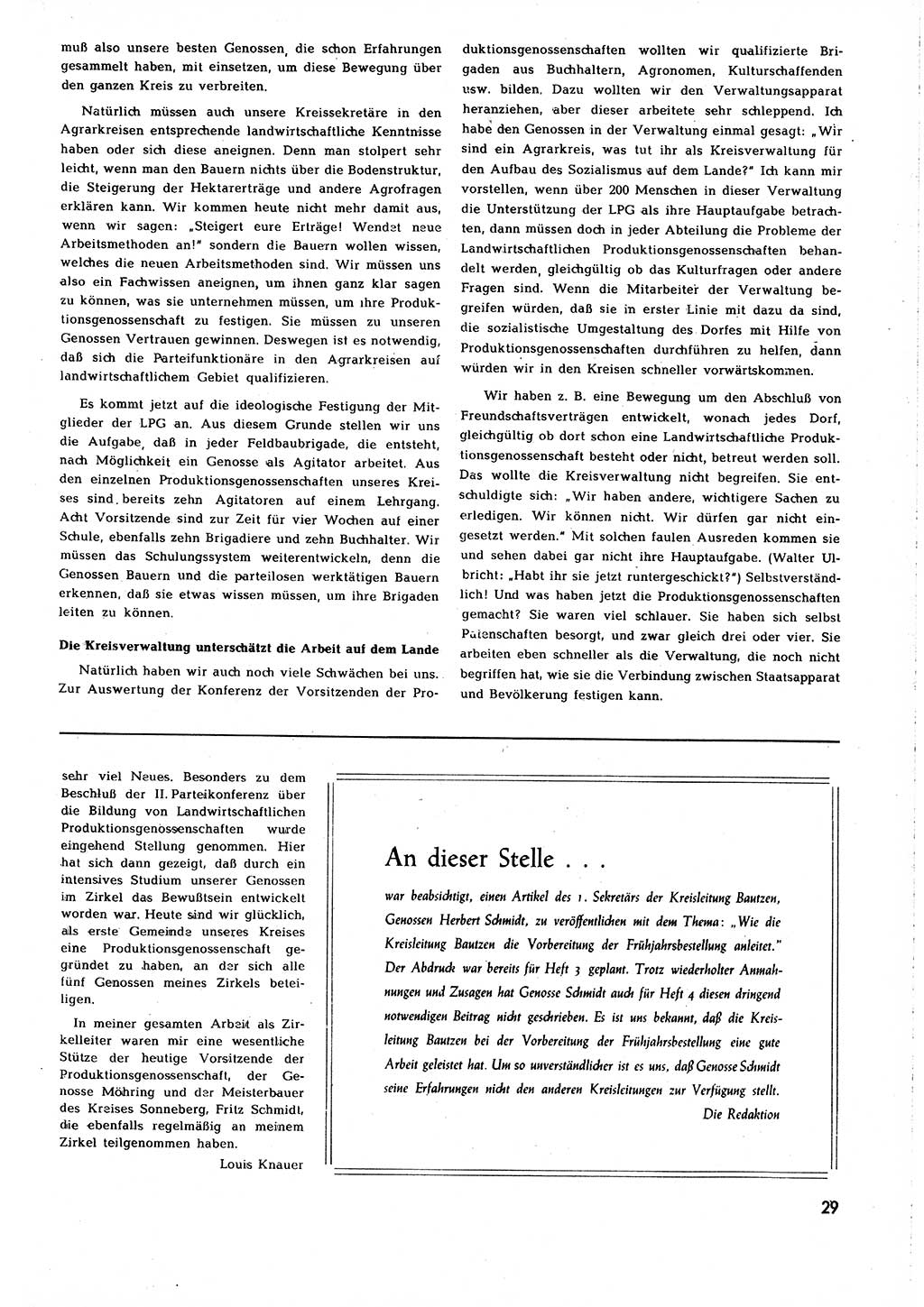 Neuer Weg (NW), Organ des Zentralkomitees (ZK) [Sozialistische Einheitspartei Deutschlands (SED)] für alle Parteiarbeiter, 8. Jahrgang [Deutsche Demokratische Republik (DDR)] 1953, Heft 4/29 (NW ZK SED DDR 1953, H. 4/29)