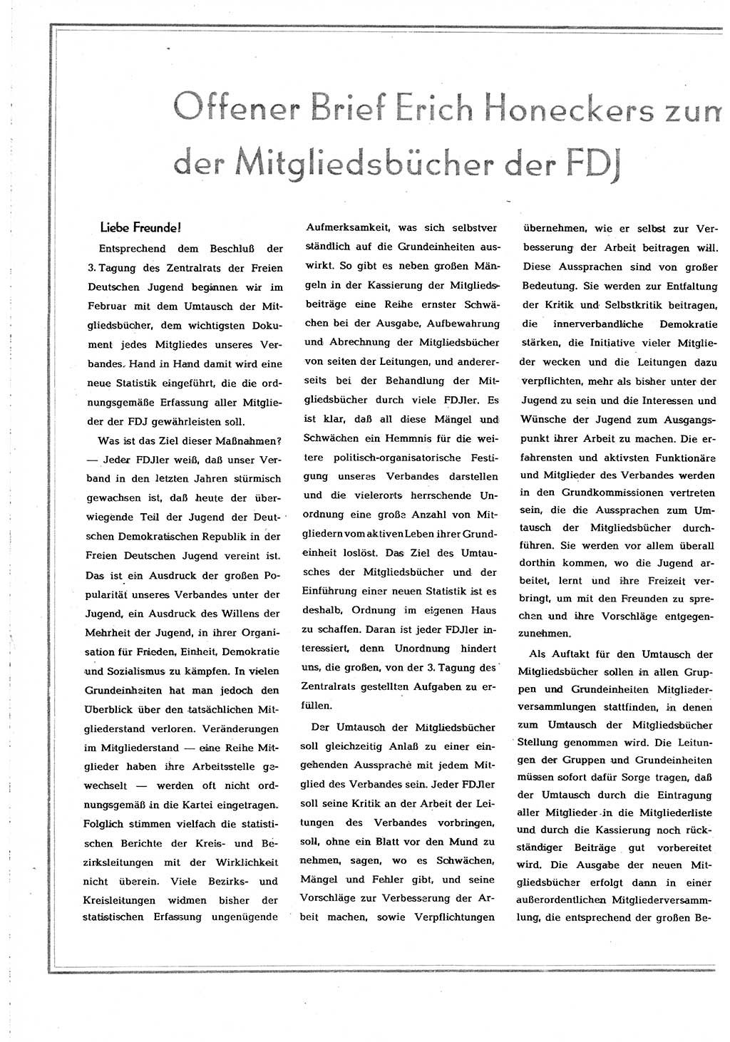 Neuer Weg (NW), Organ des Zentralkomitees (ZK) [Sozialistische Einheitspartei Deutschlands (SED)] für alle Parteiarbeiter, 8. Jahrgang [Deutsche Demokratische Republik (DDR)] 1953, Heft 4/34 (NW ZK SED DDR 1953, H. 4/34)