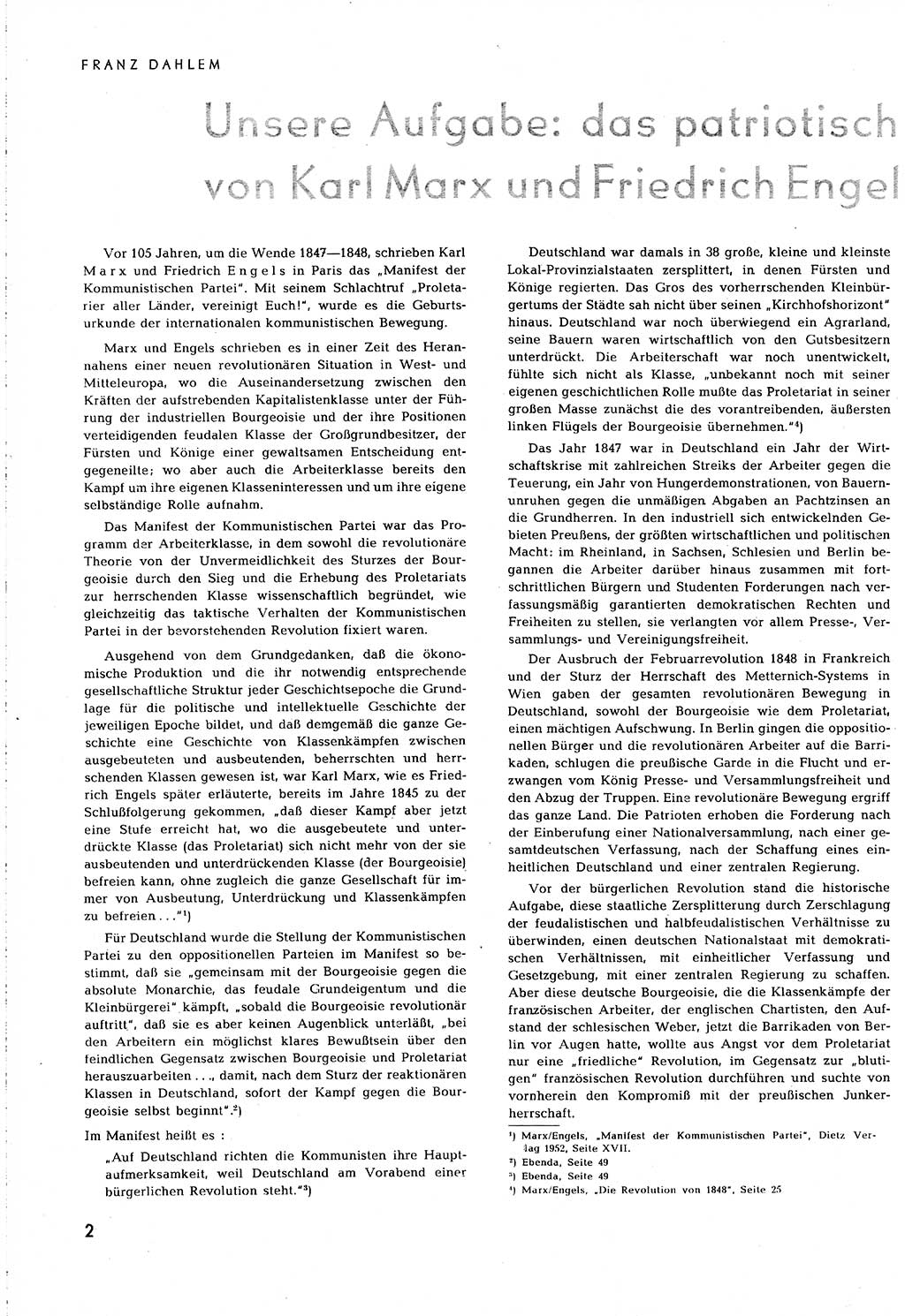 Neuer Weg (NW), Organ des Zentralkomitees (ZK) [Sozialistische Einheitspartei Deutschlands (SED)] für alle Parteiarbeiter, 8. Jahrgang [Deutsche Demokratische Republik (DDR)] 1953, Heft 5/2 (NW ZK SED DDR 1953, H. 5/2)