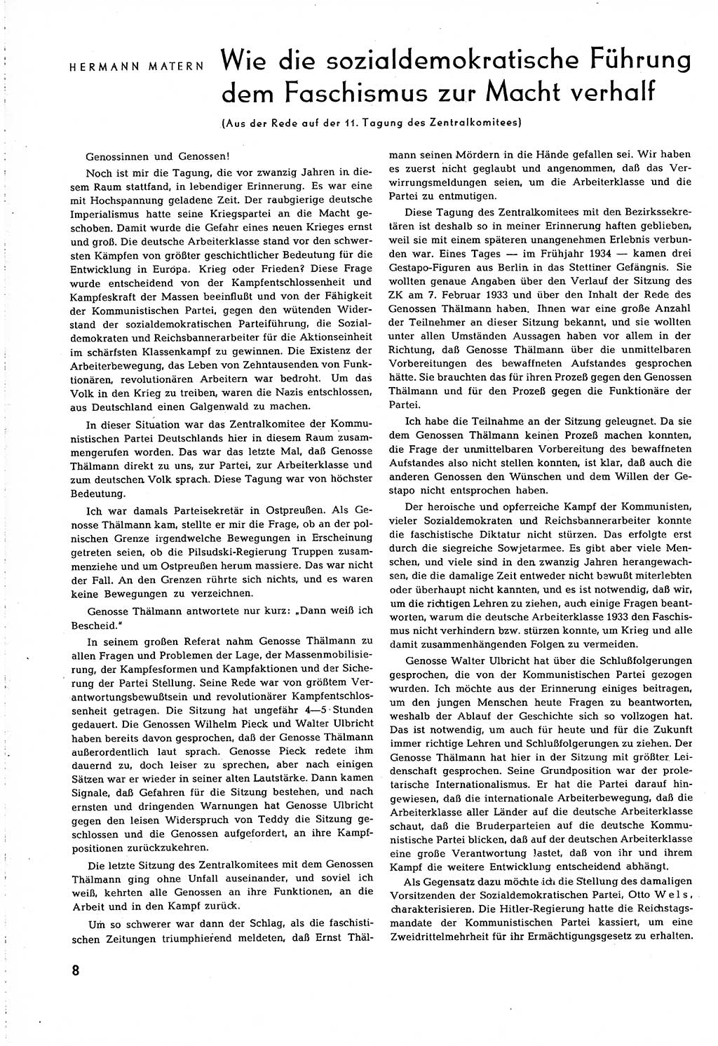 Neuer Weg (NW), Organ des Zentralkomitees (ZK) [Sozialistische Einheitspartei Deutschlands (SED)] für alle Parteiarbeiter, 8. Jahrgang [Deutsche Demokratische Republik (DDR)] 1953, Heft 5/8 (NW ZK SED DDR 1953, H. 5/8)