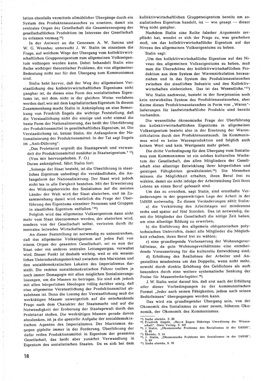 Neuer Weg (NW), Organ des Zentralkomitees (ZK) [Sozialistische Einheitspartei Deutschlands (SED)] fÃ¼r alle Parteiarbeiter, 8. Jahrgang [Deutsche Demokratische Republik (DDR)] 1953, Heft 5/18 (NW ZK SED DDR 1953, H. 5/18)