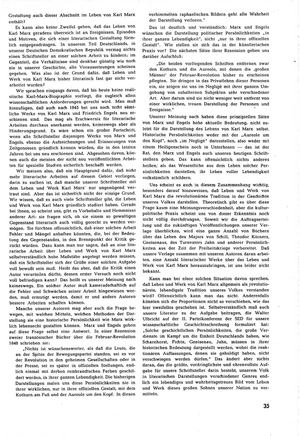 Neuer Weg (NW), Organ des Zentralkomitees (ZK) [Sozialistische Einheitspartei Deutschlands (SED)] für alle Parteiarbeiter, 8. Jahrgang [Deutsche Demokratische Republik (DDR)] 1953, Heft 5/35 (NW ZK SED DDR 1953, H. 5/35)