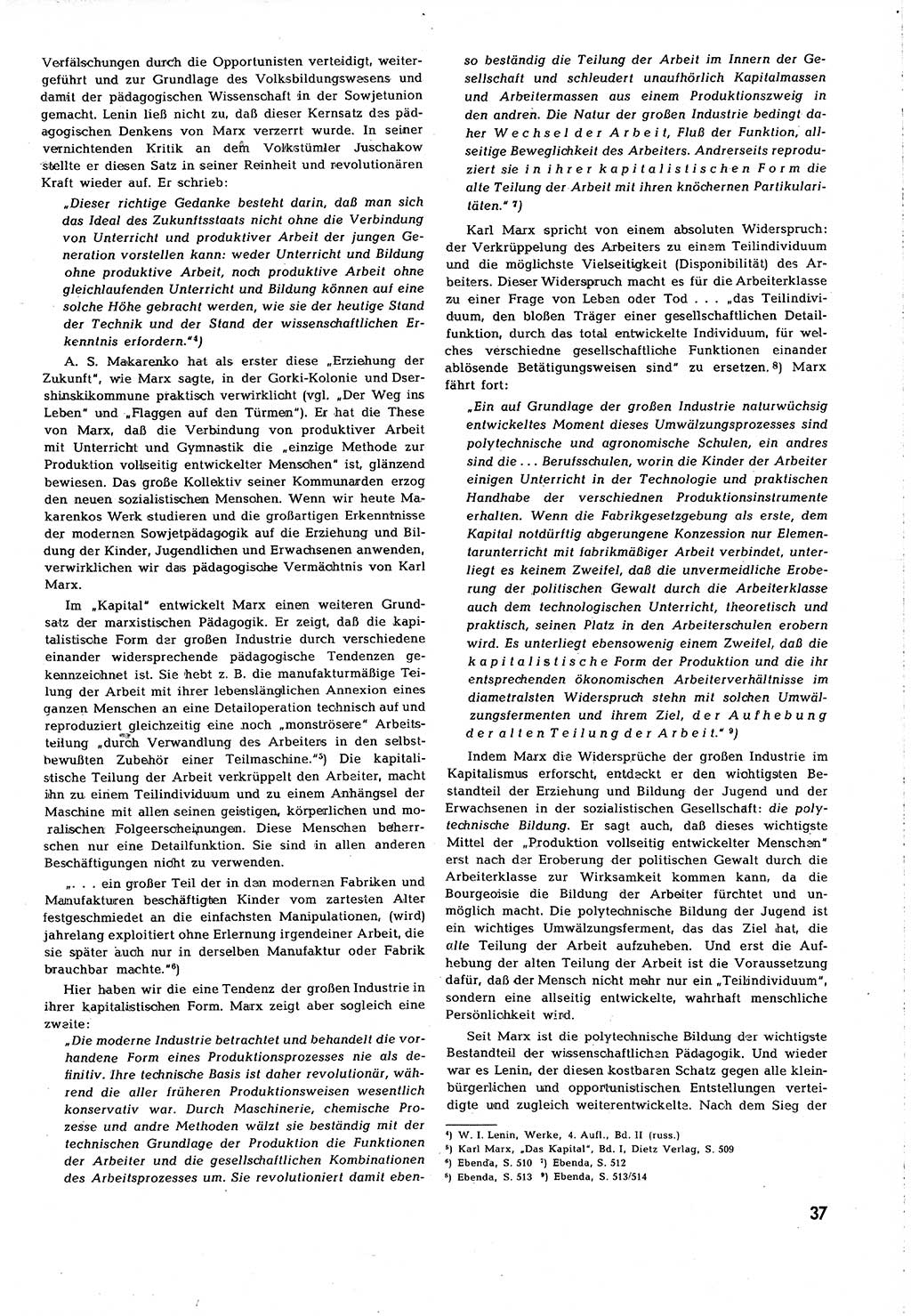 Neuer Weg (NW), Organ des Zentralkomitees (ZK) [Sozialistische Einheitspartei Deutschlands (SED)] für alle Parteiarbeiter, 8. Jahrgang [Deutsche Demokratische Republik (DDR)] 1953, Heft 5/37 (NW ZK SED DDR 1953, H. 5/37)