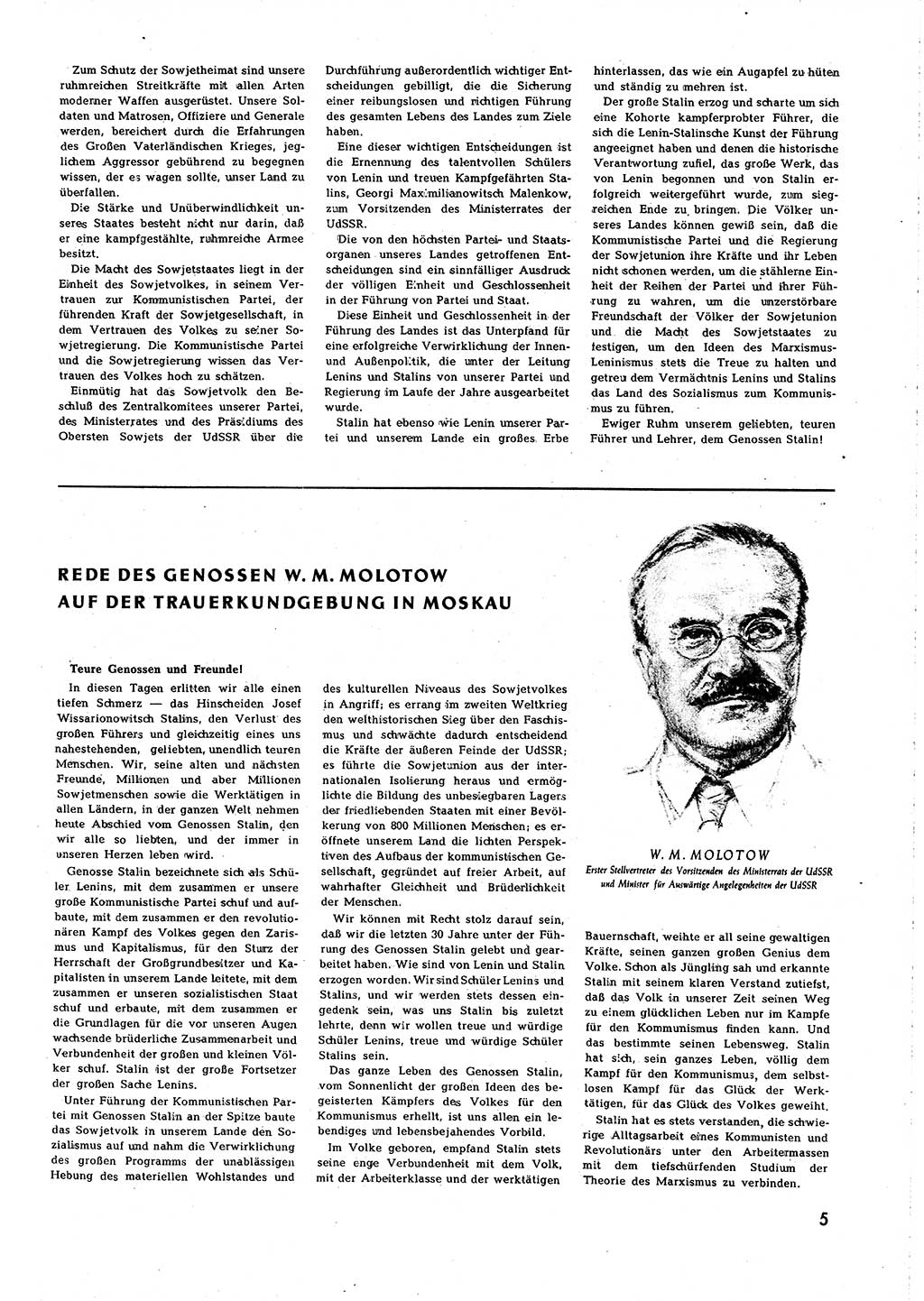 Neuer Weg (NW), Organ des Zentralkomitees (ZK) [Sozialistische Einheitspartei Deutschlands (SED)] für alle Parteiarbeiter, 8. Jahrgang [Deutsche Demokratische Republik (DDR)] 1953, Heft 6/5 (NW ZK SED DDR 1953, H. 6/5)